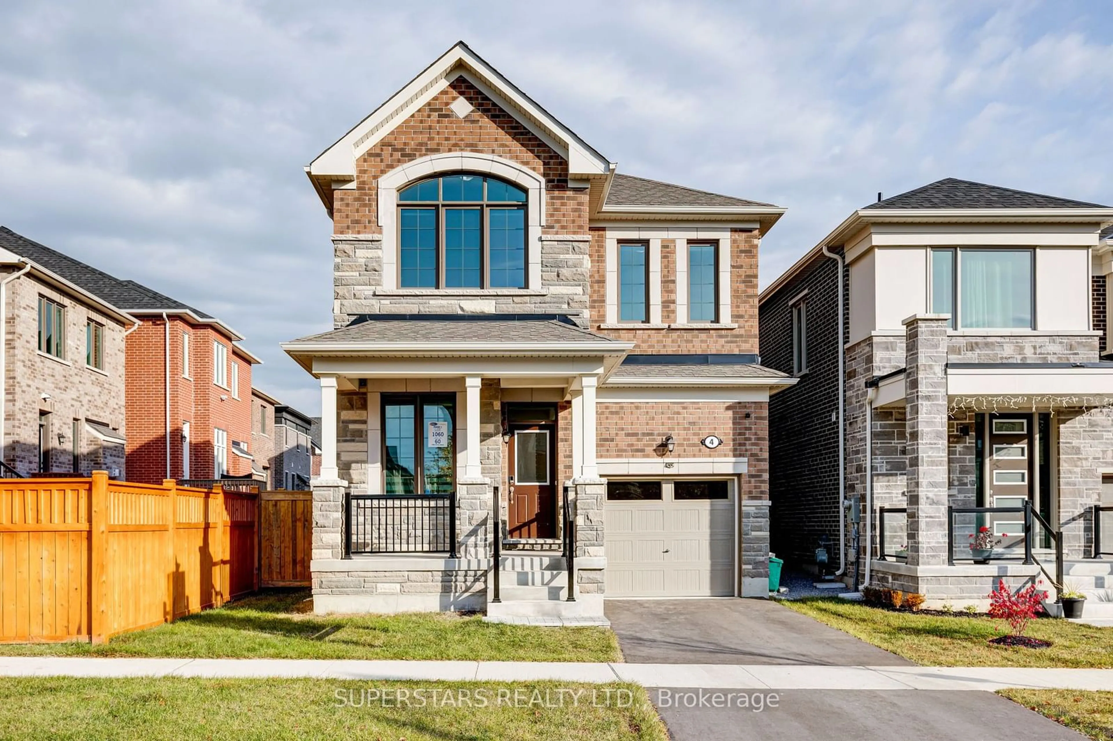 Home with brick exterior material for 4 Mary Roman Ave, Markham Ontario L6C 3K7