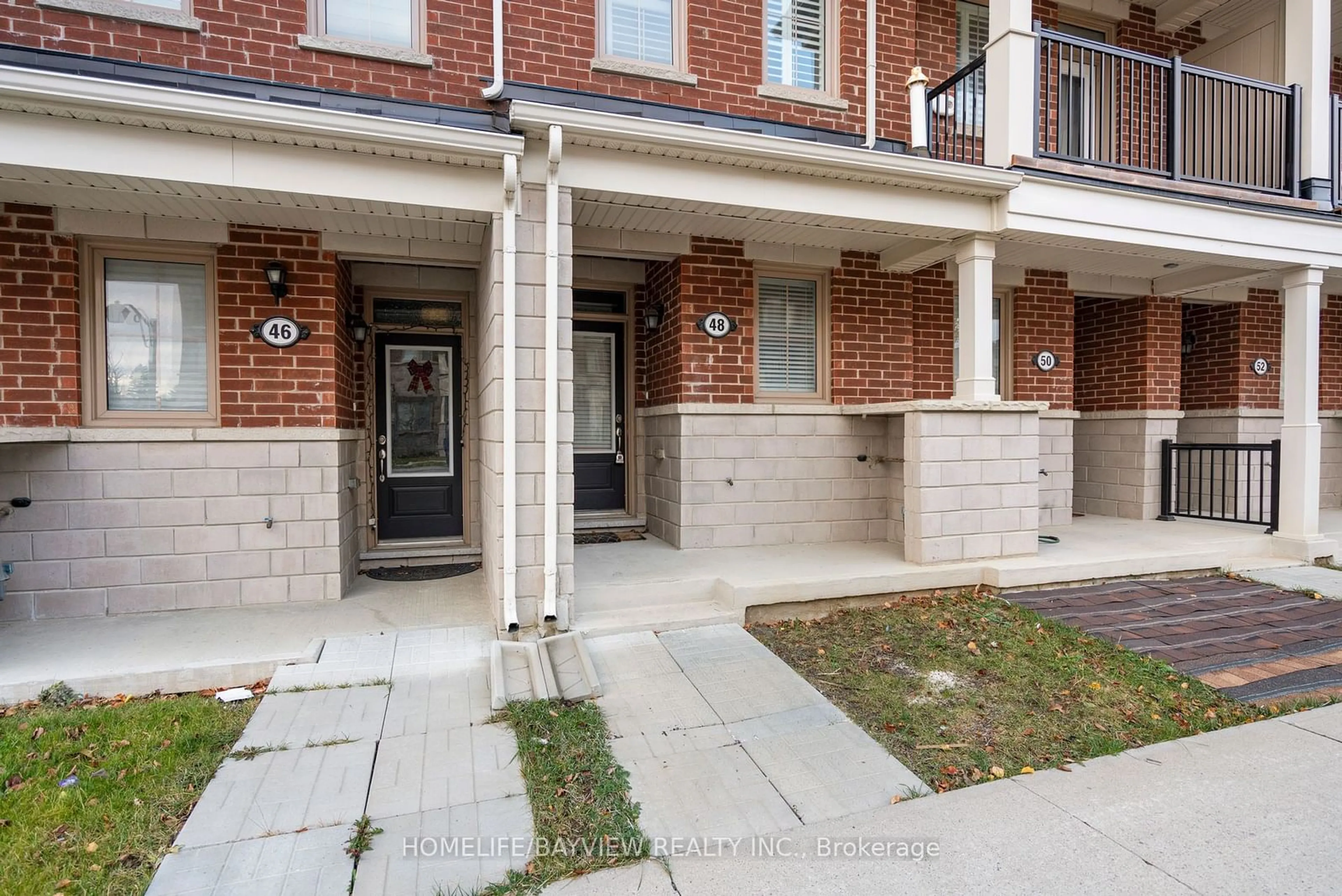 A pic from exterior of the house or condo, the street view for 48 Cornell Centre Blvd, Markham Ontario L6B 1N1