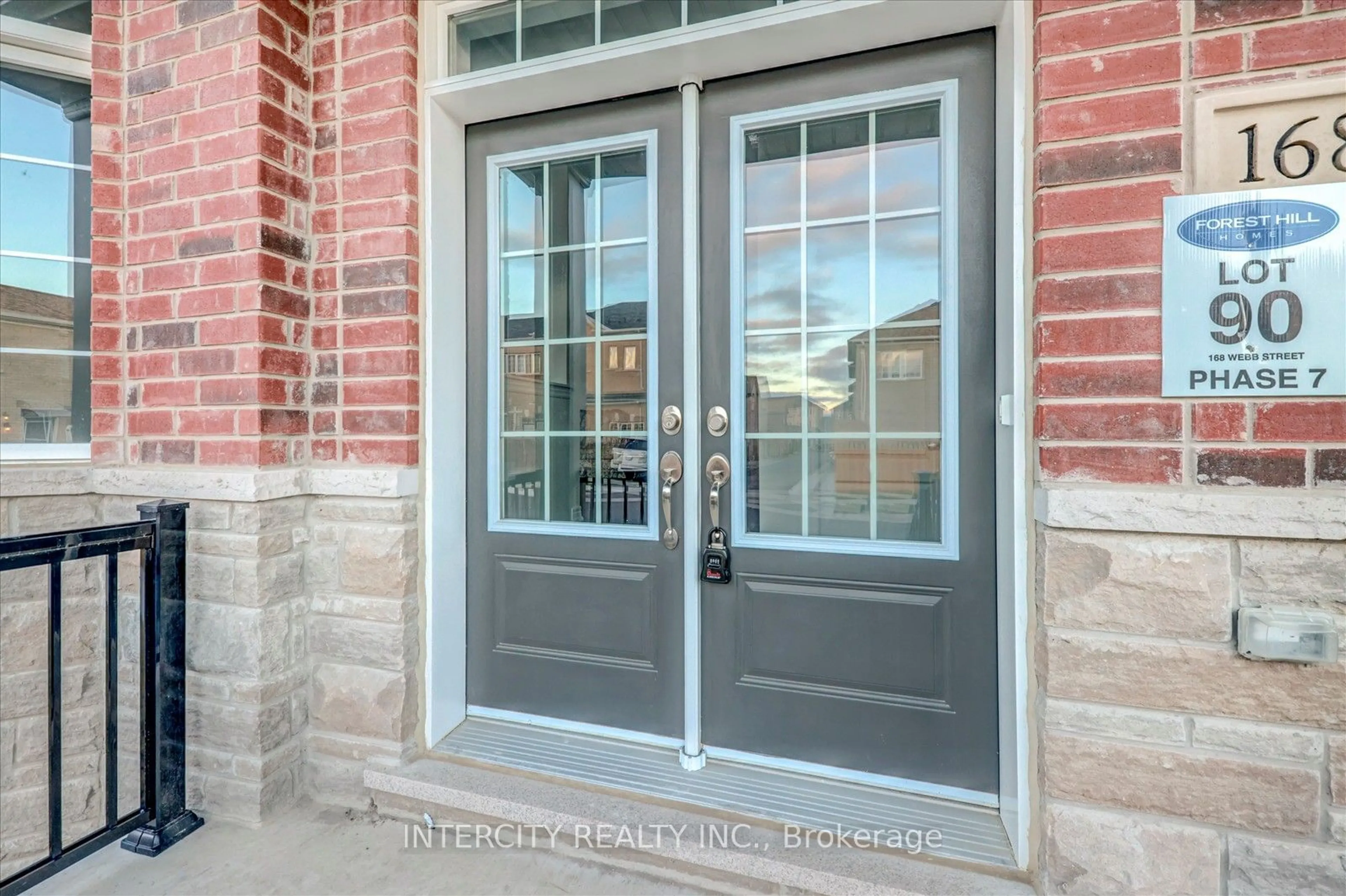 Indoor entryway, wood floors for 168 Webb St, Markham Ontario L6B 0V5