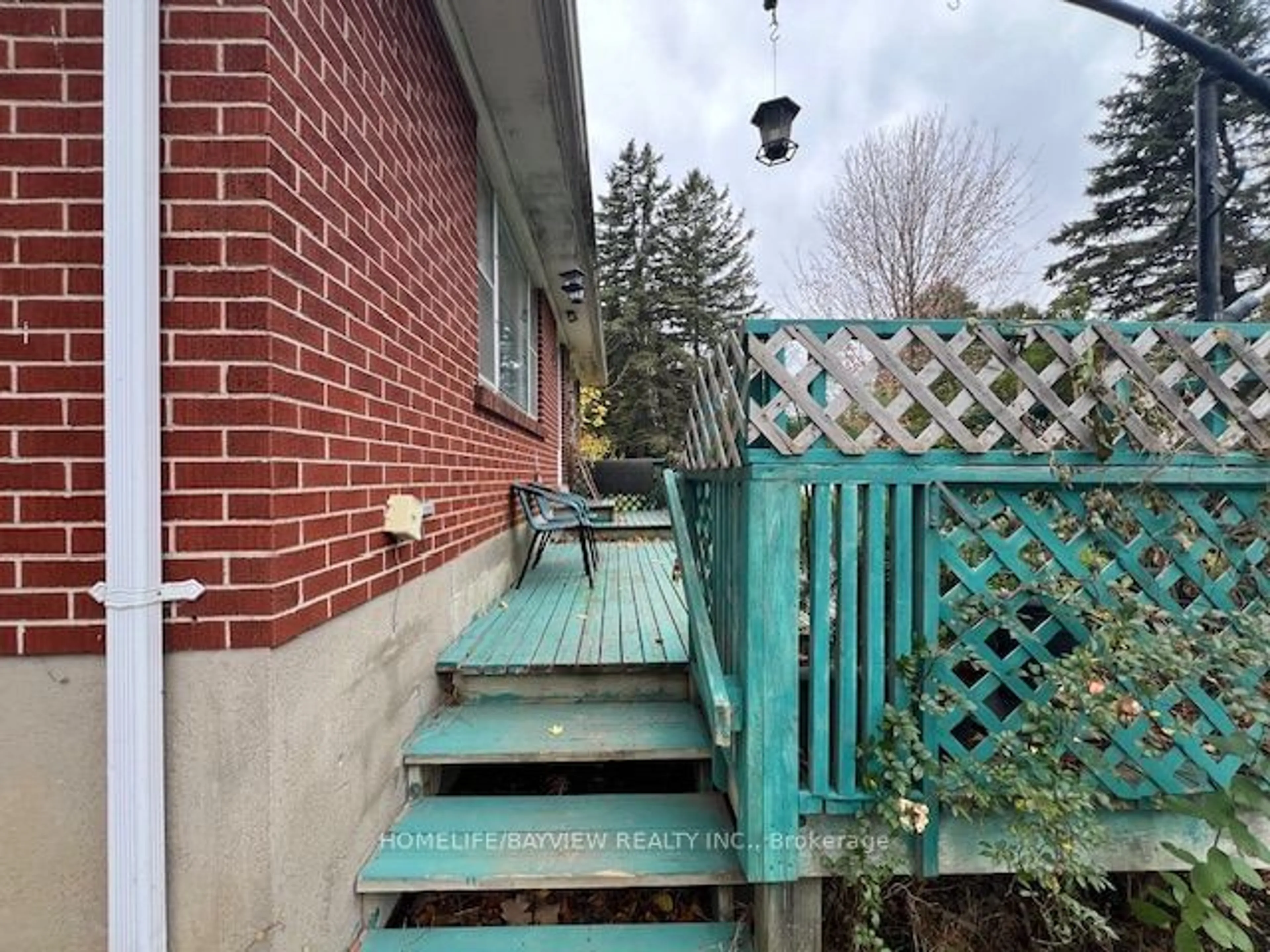 Patio, the fenced backyard for 6465 King Rd, King Ontario L0G 1N0