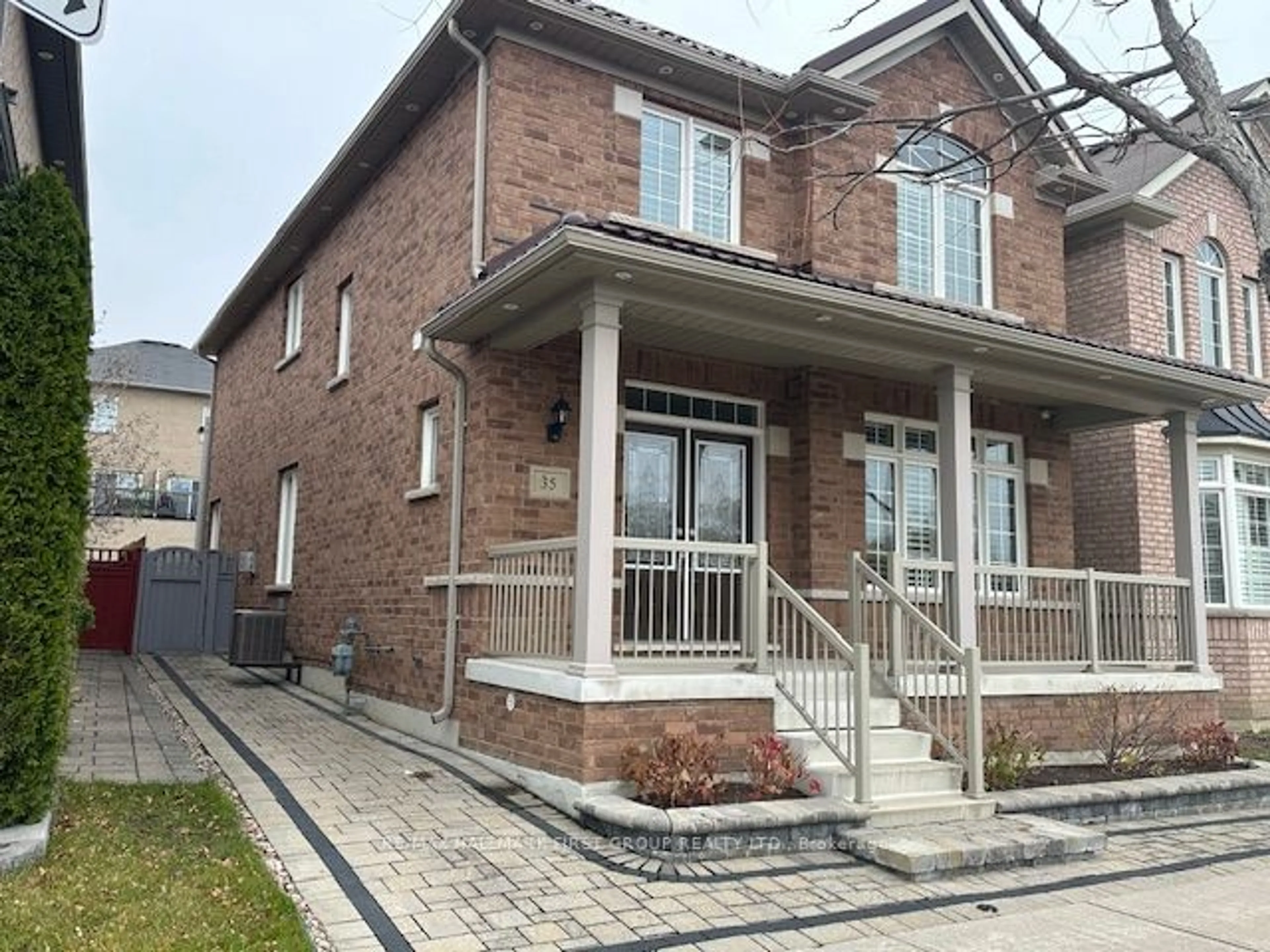 Home with brick exterior material for 35 Crossbrooks St, Markham Ontario L6B 0V4