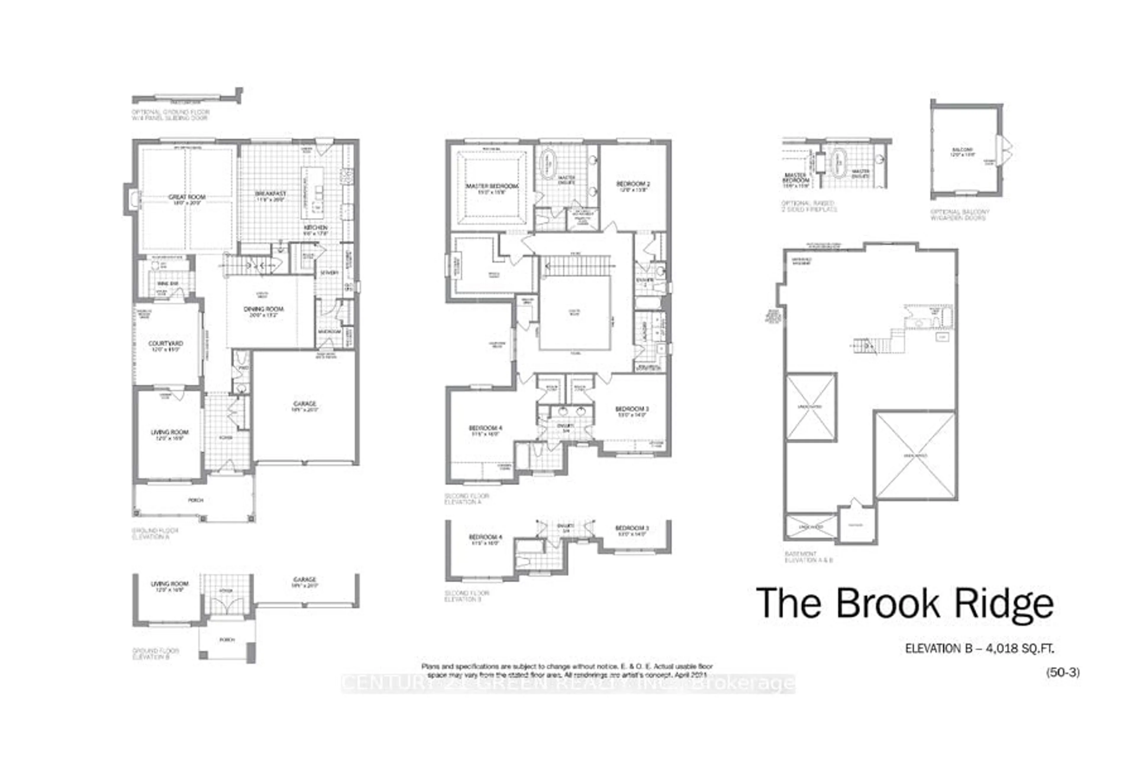 Floor plan for LOT 1B Church Dr, Innisfil Ontario L0L 1W0