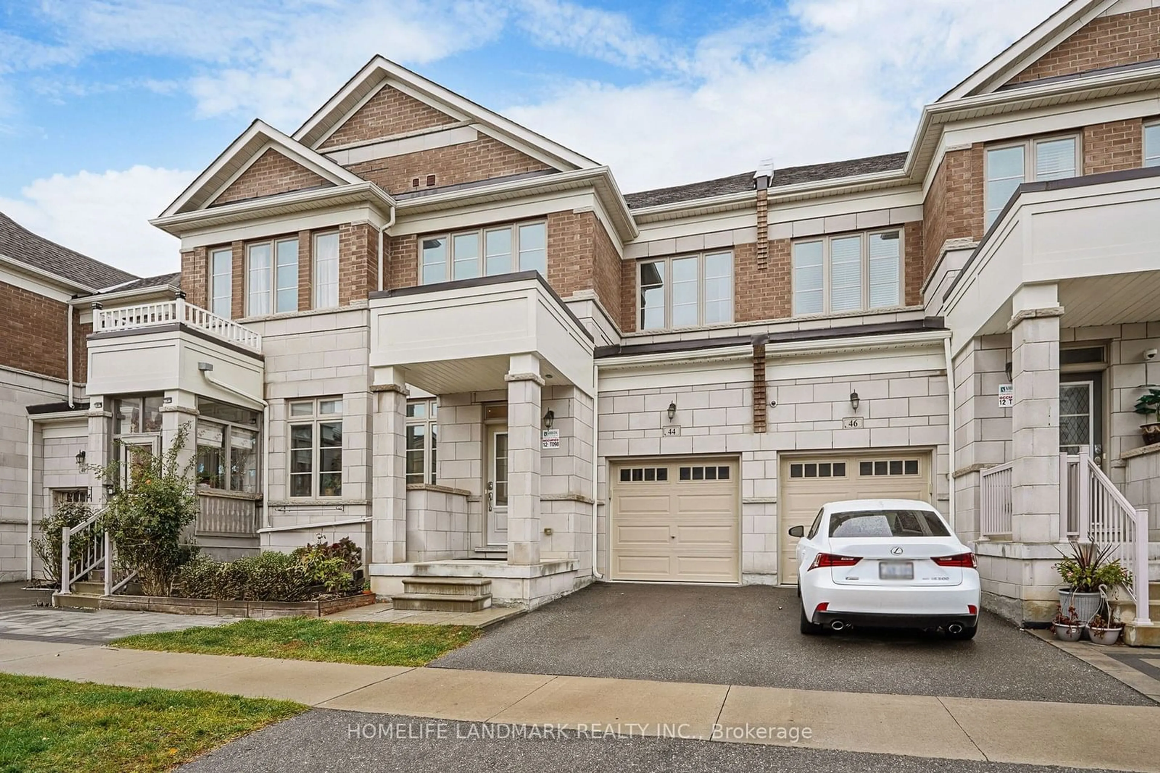 A pic from exterior of the house or condo, the street view for 44 Luzon Ave, Markham Ontario L6B 1N6