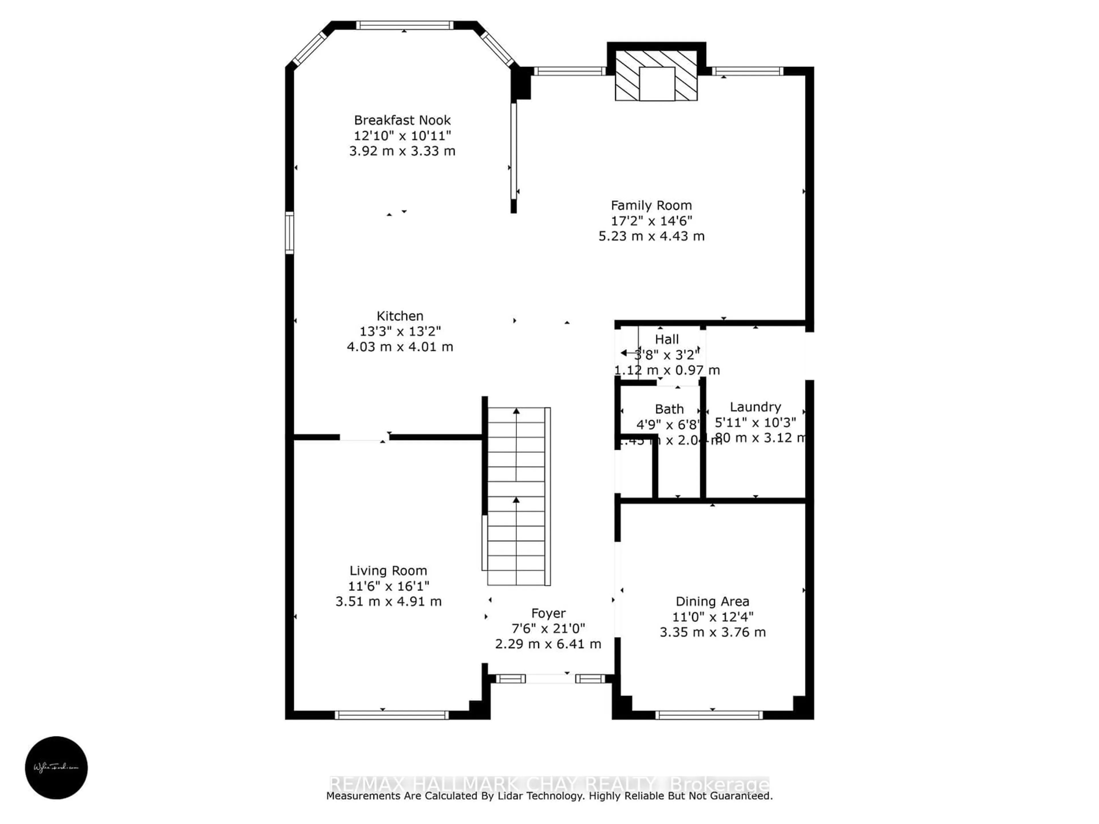 Floor plan for 33 COLLIER Cres, Essa Ontario L0M 1B5