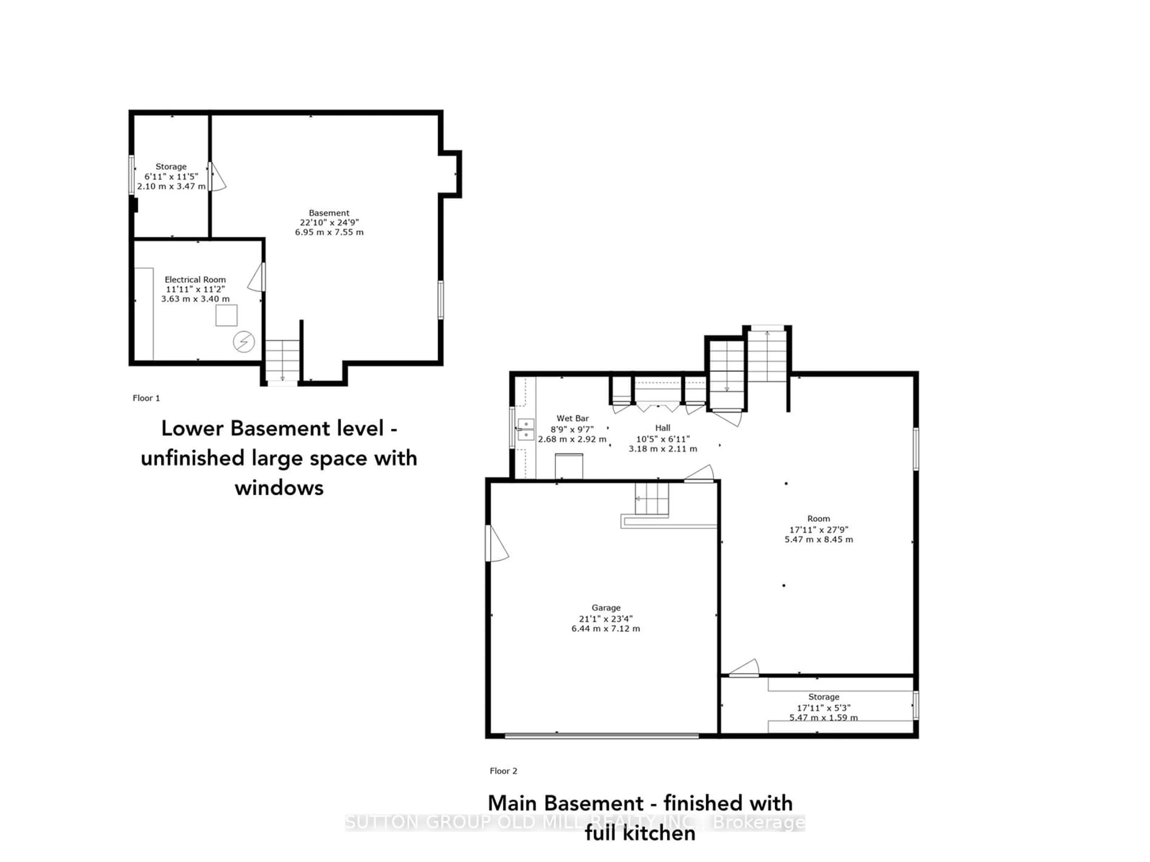 Floor plan for 37 Brandy Cres, Vaughan Ontario L4L 3C5