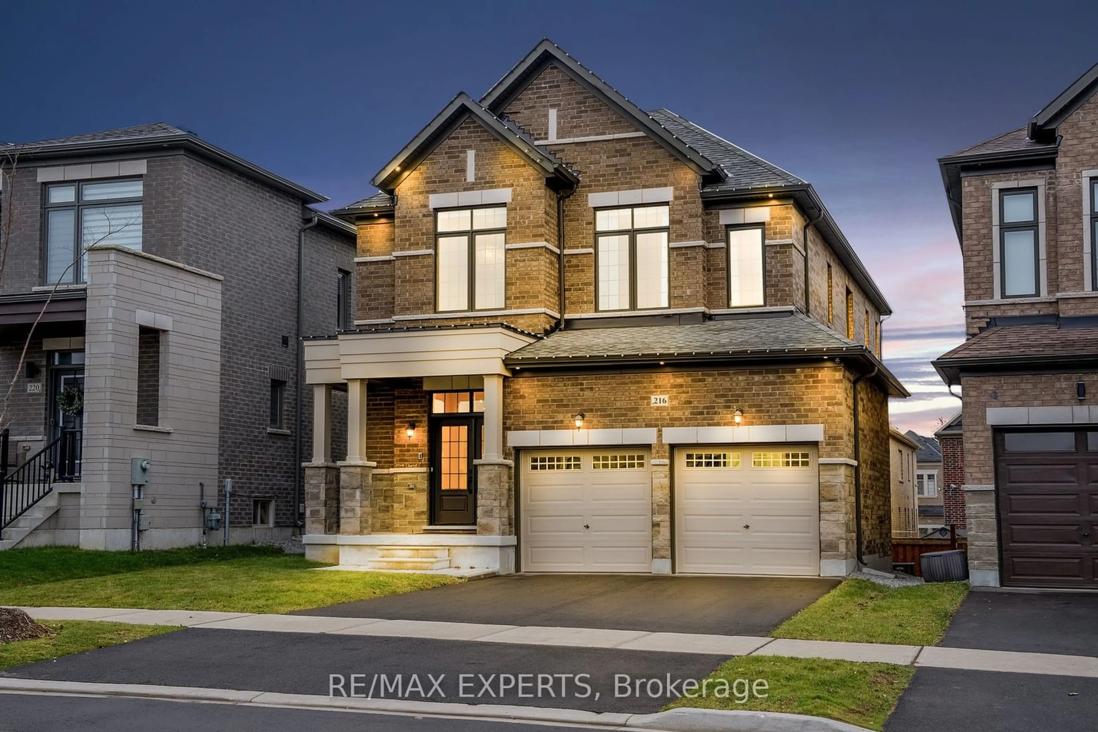 Home with brick exterior material for 216 Bellefond St, Vaughan Ontario L4H 3N5