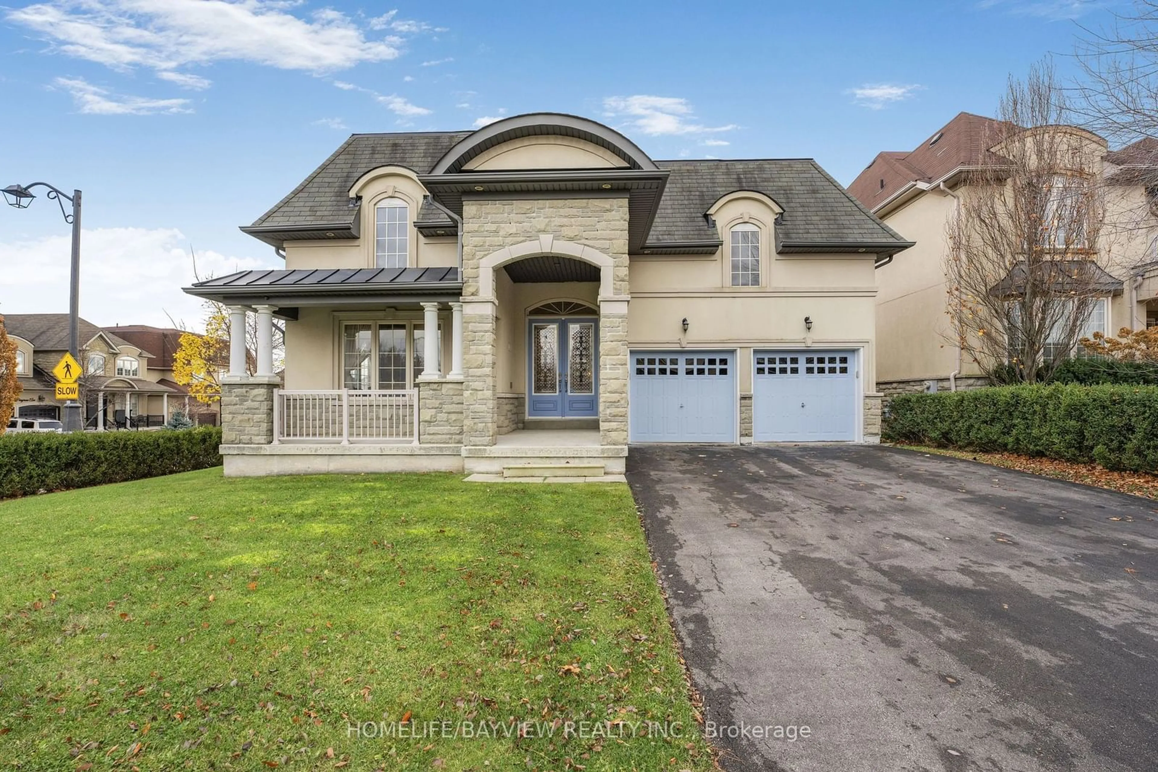 Frontside or backside of a home, the street view for 1 Sweet Valerie Crt, Vaughan Ontario L6A 0C6