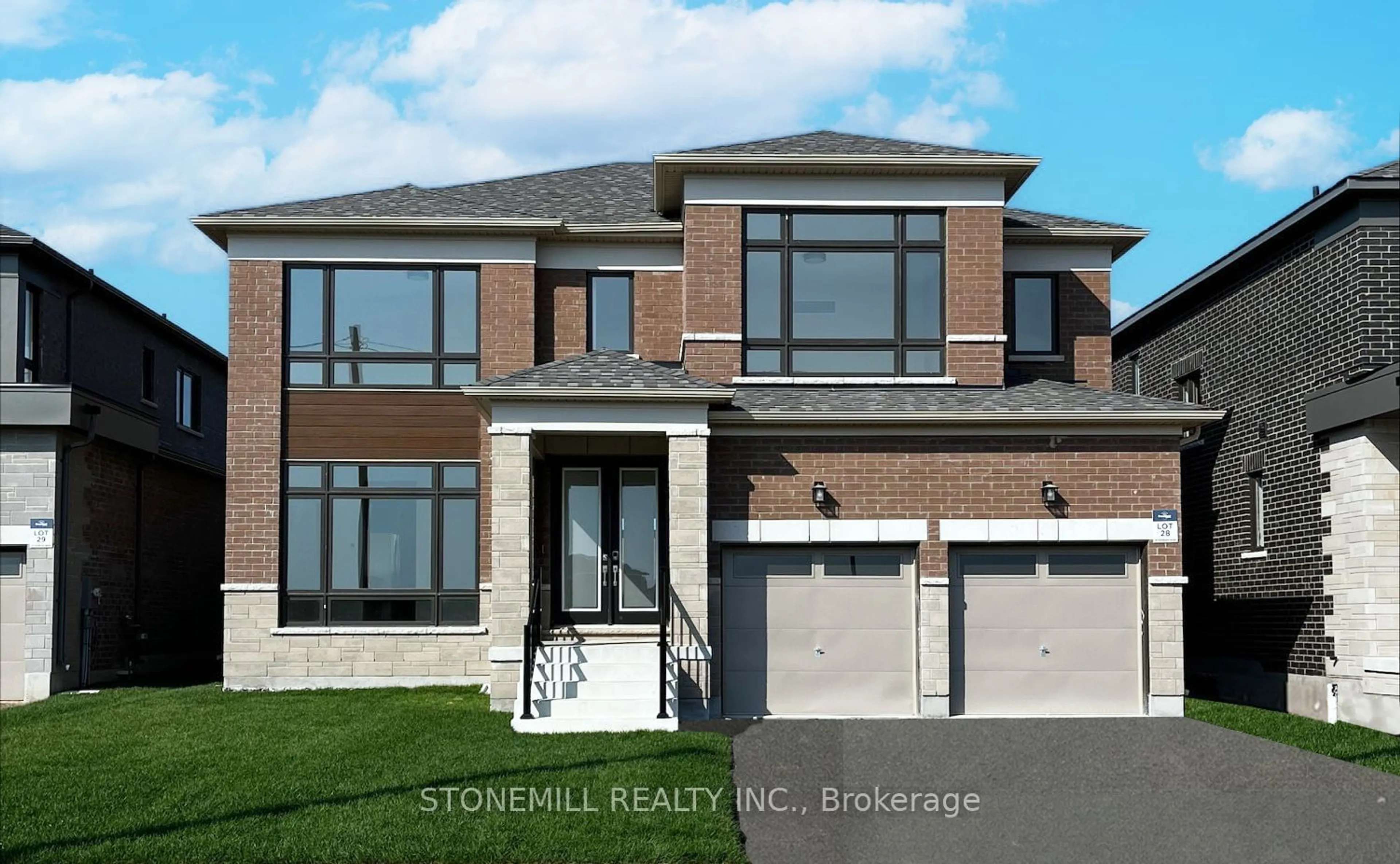 Home with brick exterior material for 52 Henderson St, Essa Ontario L0M 1B0