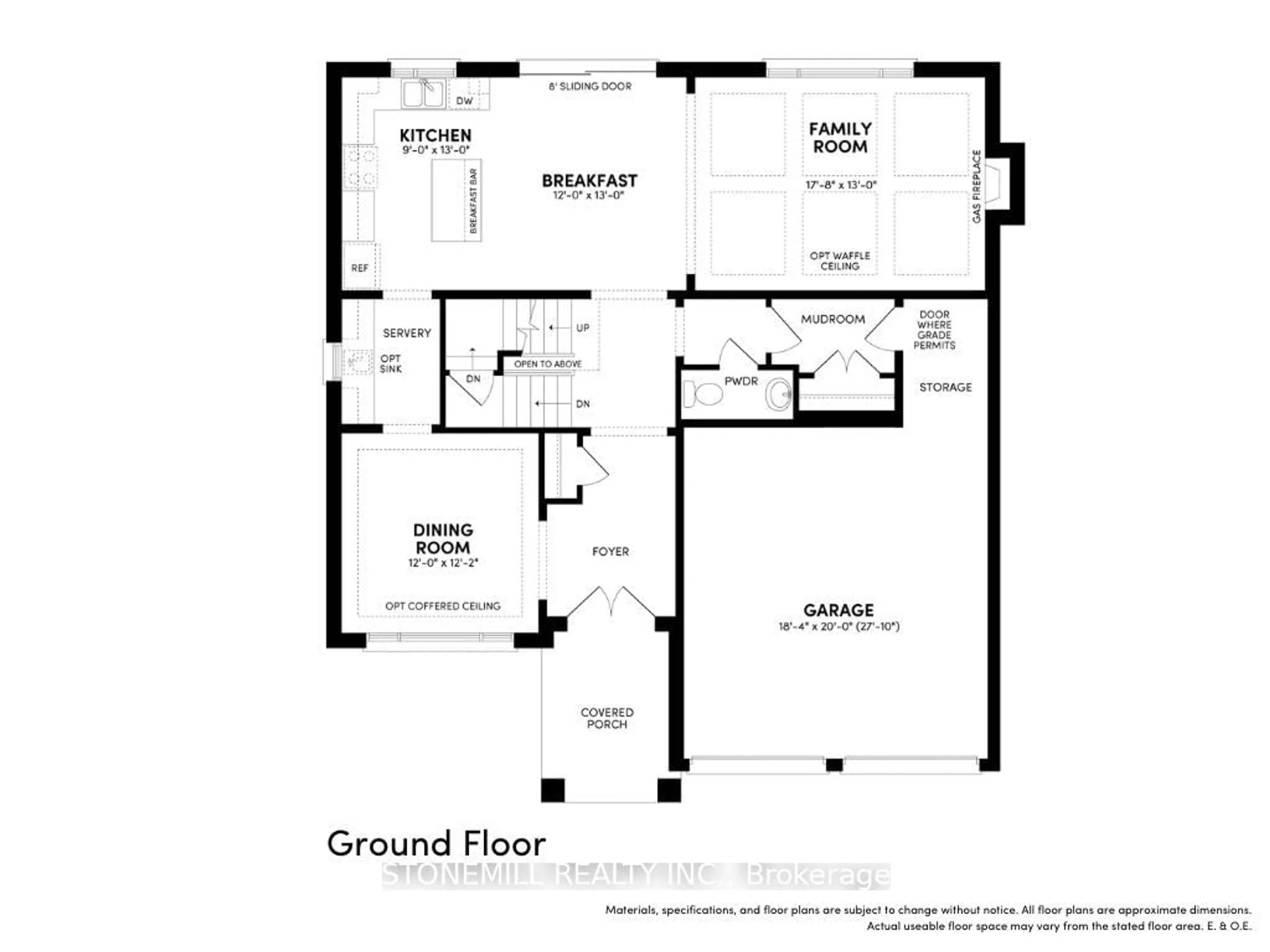 Floor plan for 52 Henderson St, Essa Ontario L0M 1B0