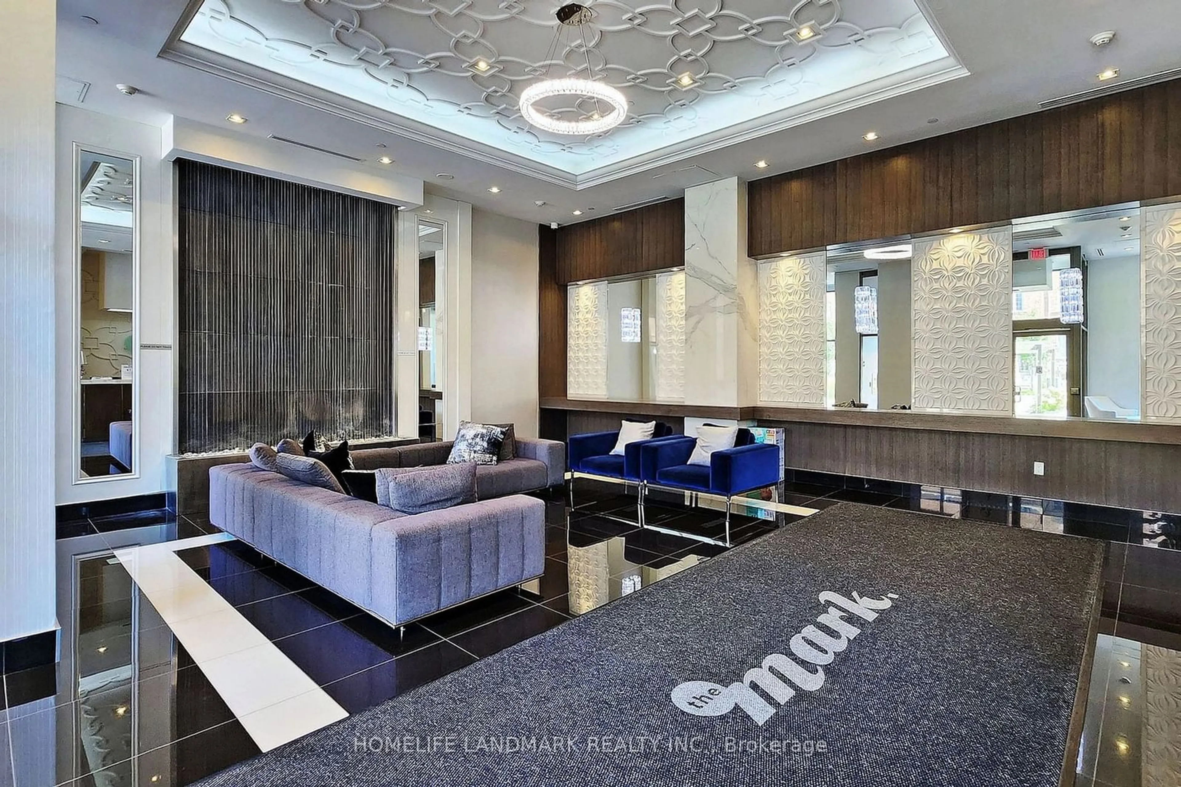 Indoor lobby, carpet floors for 9560 Markham Rd #605, Markham Ontario L6E 0T9