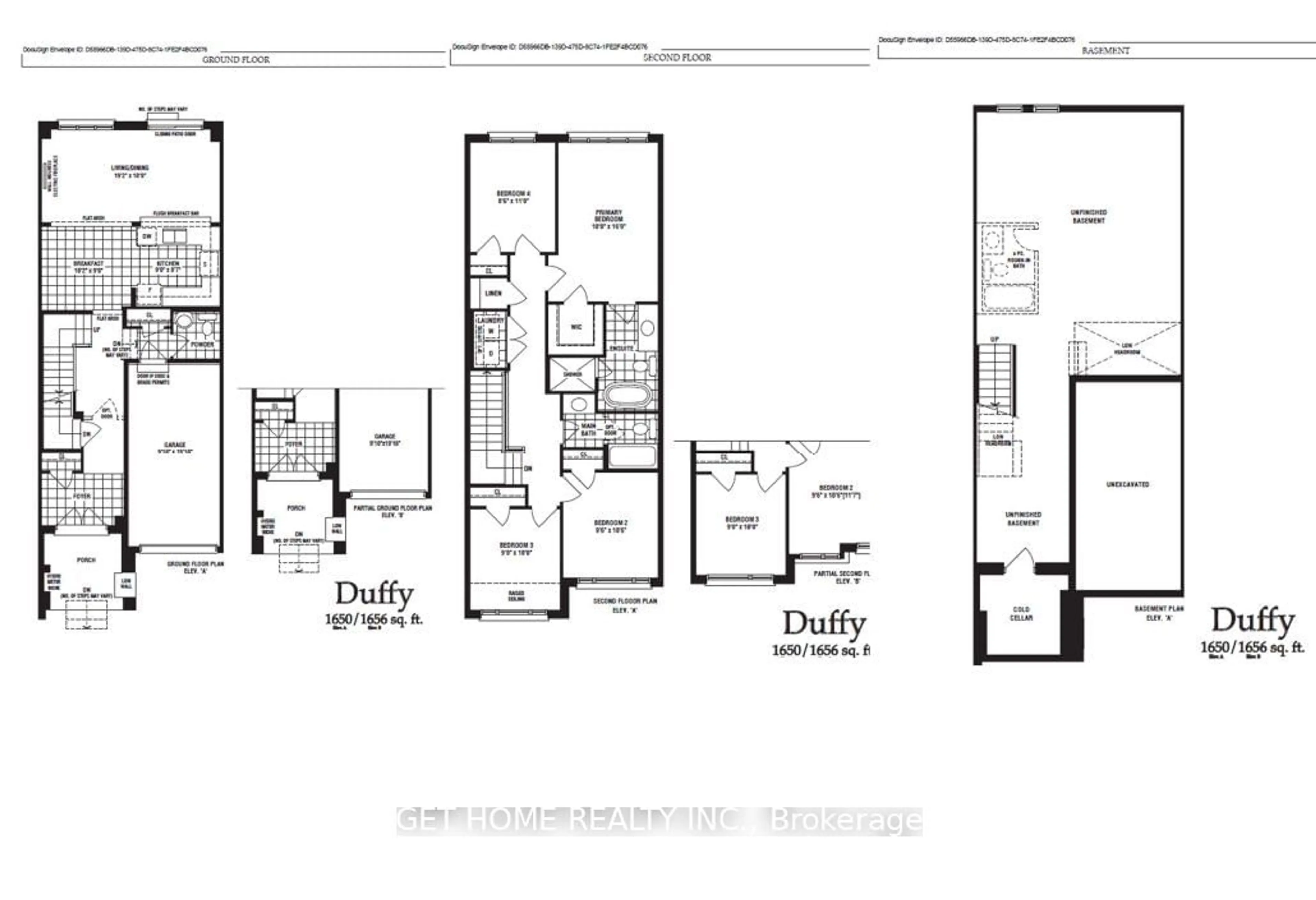 Floor plan for 166 Hartington St, Vaughan Ontario L4H 3N5