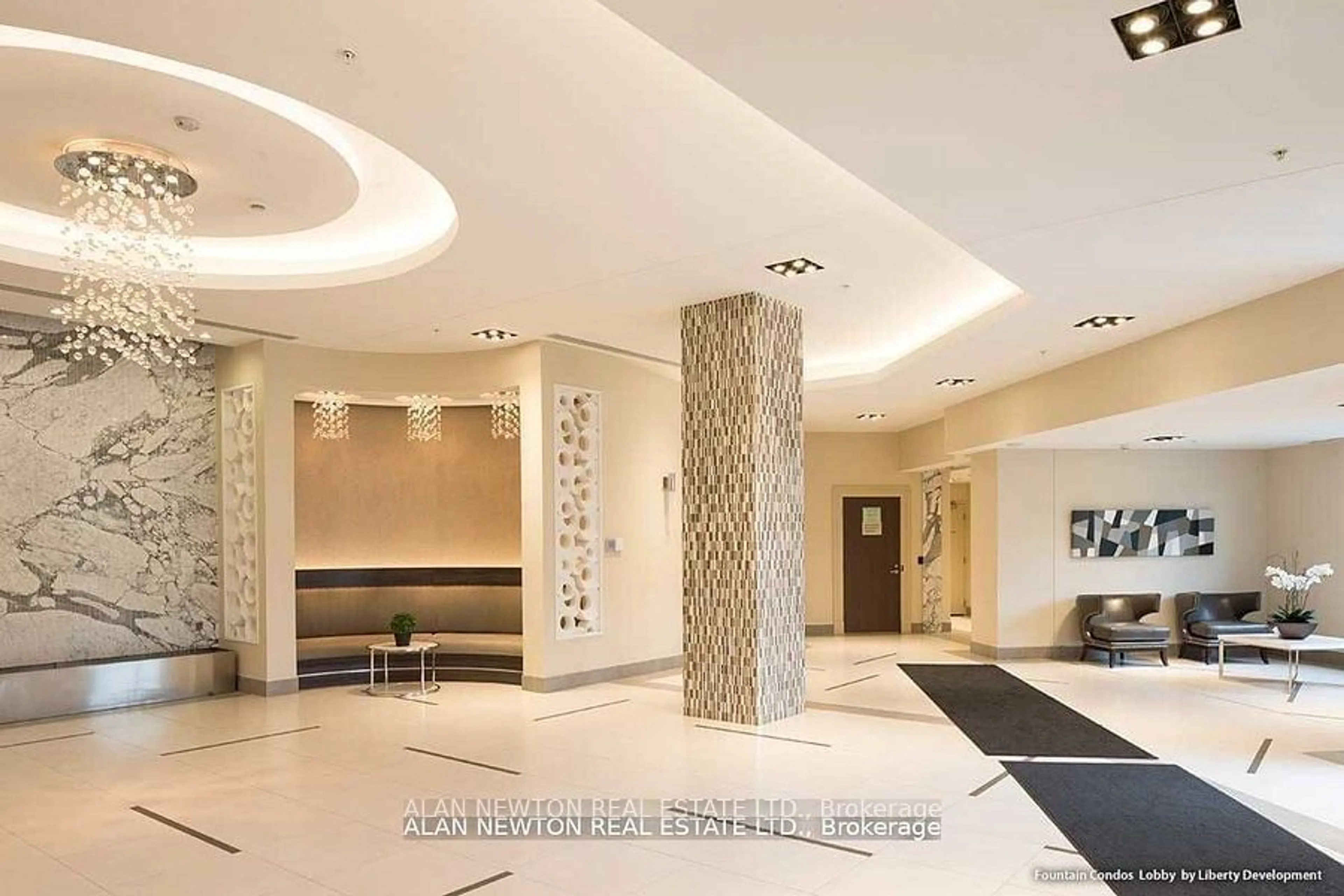 Indoor lobby, ceramic floors for 75 North Park Rd #504, Vaughan Ontario L4J 0H8