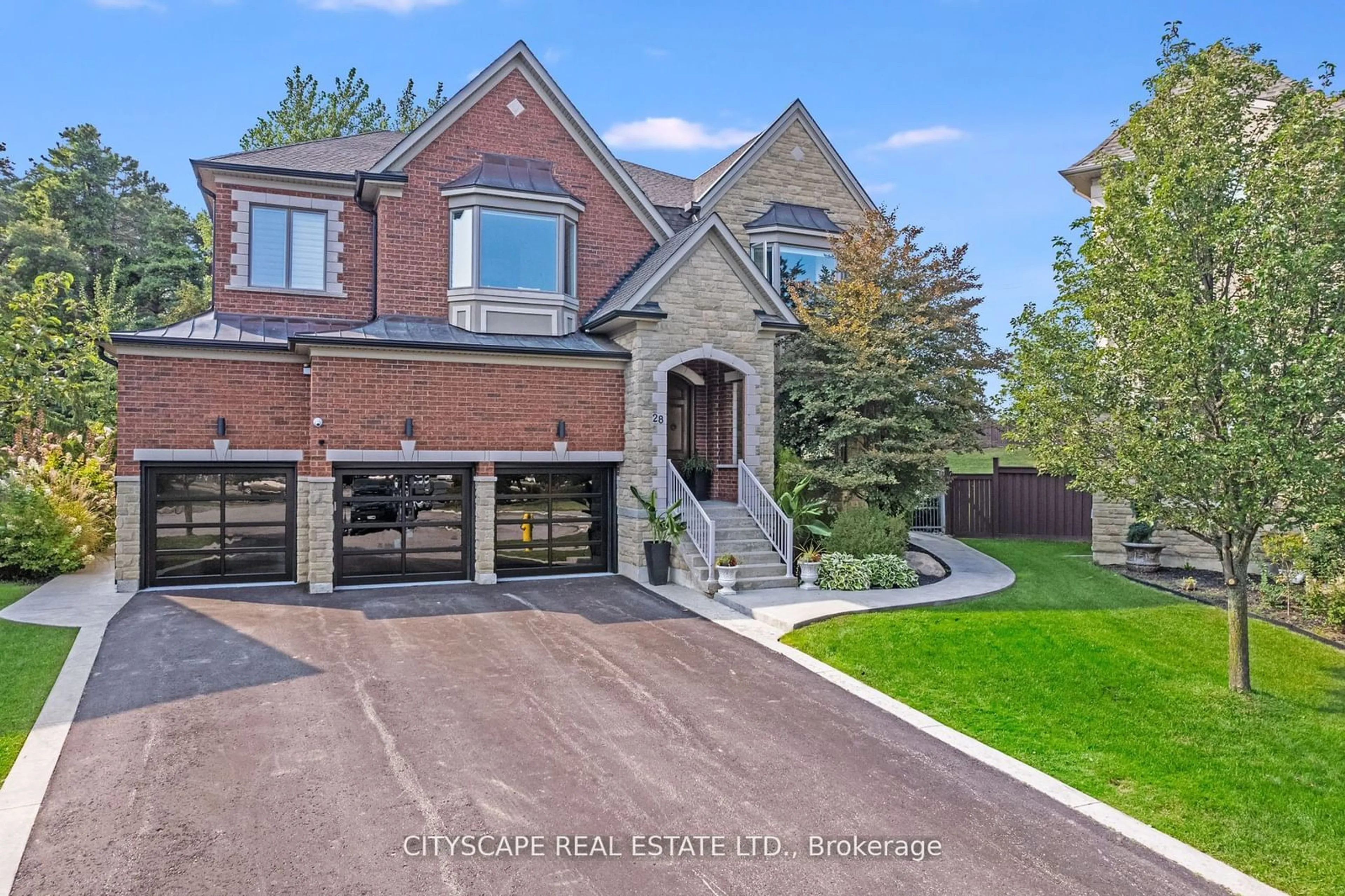 Home with brick exterior material for 28 Sweet Valerie Crt, Vaughan Ontario L6A 0C6