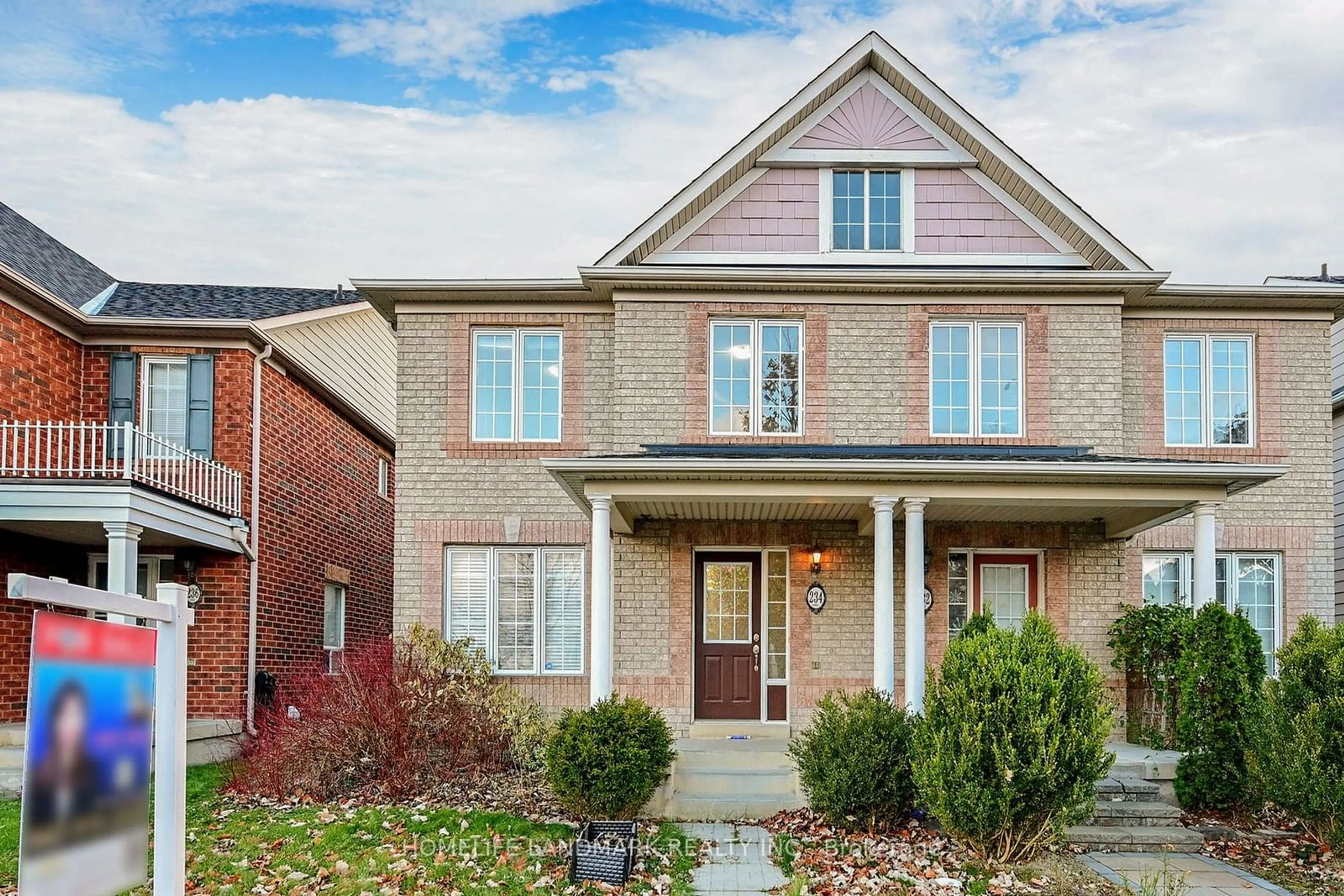 Home with brick exterior material for 234 Gas Lamp Lane, Markham Ontario L6B 1L7