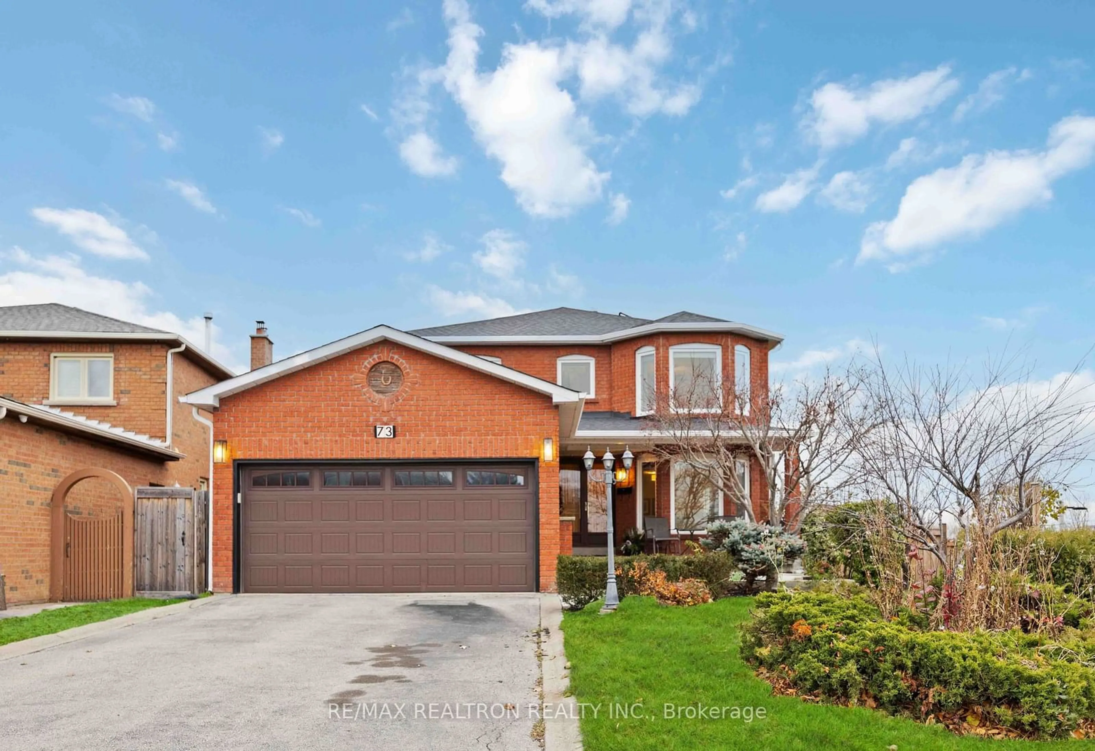 Frontside or backside of a home, the street view for 73 Harmonia Cres, Vaughan Ontario L4L 3Y2