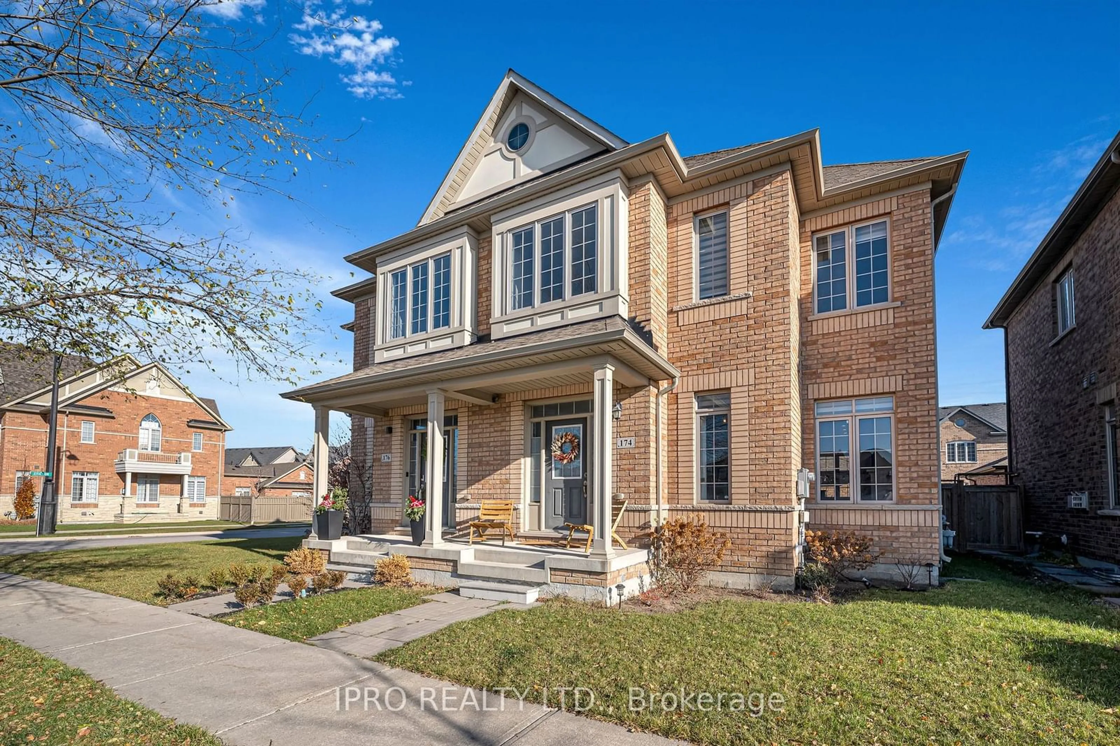 Home with brick exterior material for 174 Moody Dr, Vaughan Ontario L4H 3Z4