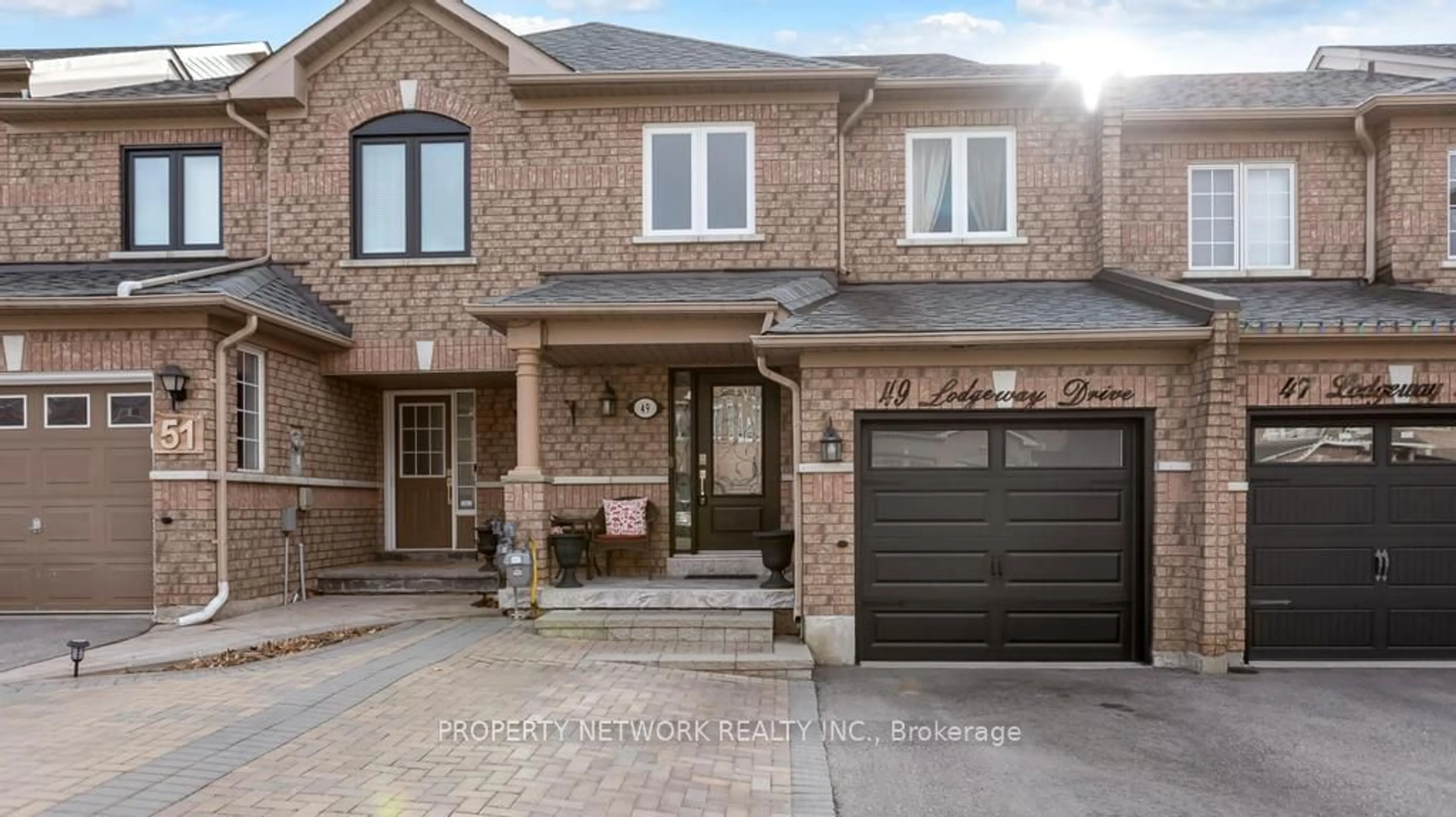 Home with brick exterior material for 49 Lodgeway Dr, Vaughan Ontario L6A 3S4