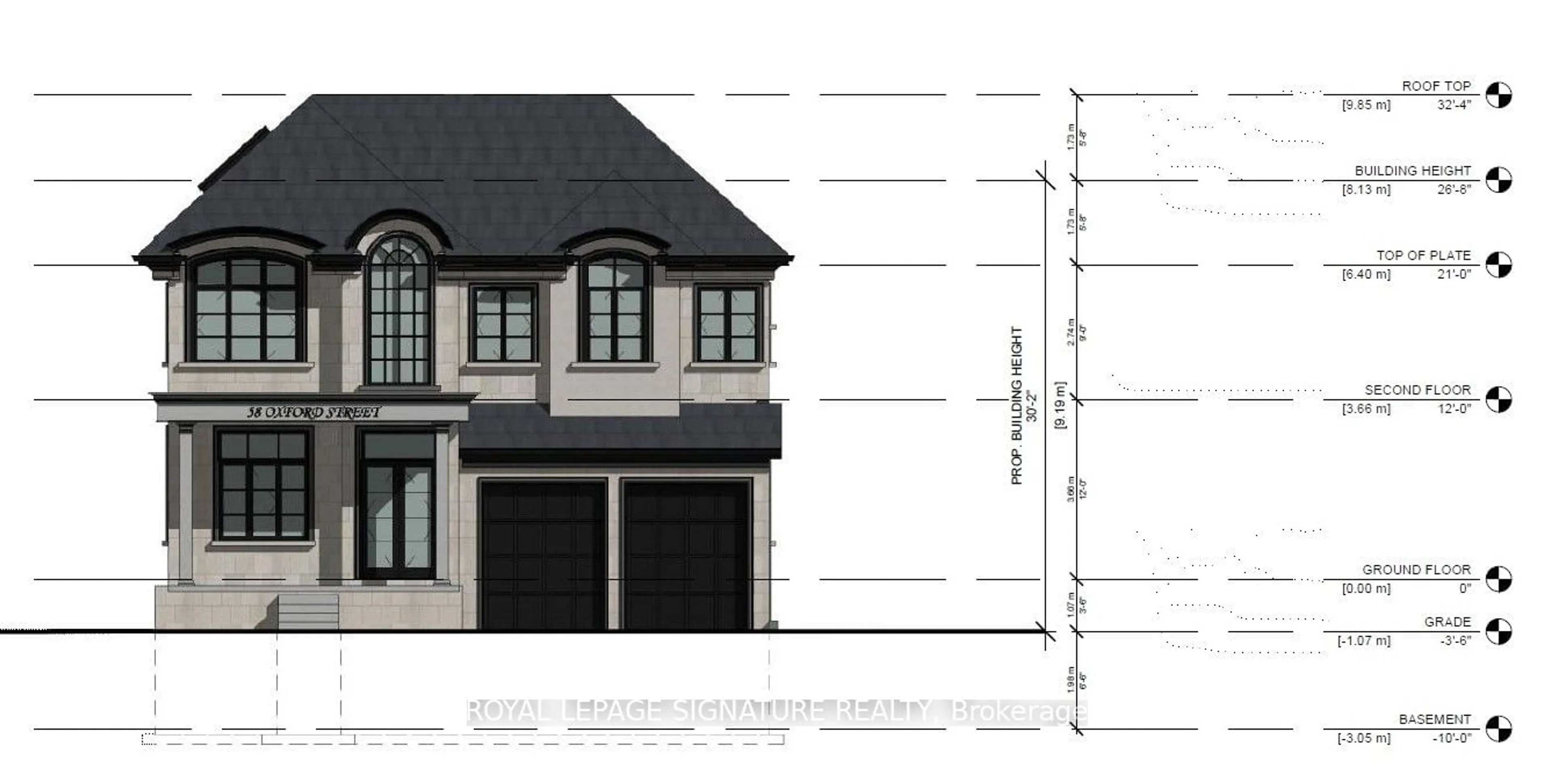 Floor plan for 58 Oxford St, Richmond Hill Ontario L4C 4L5