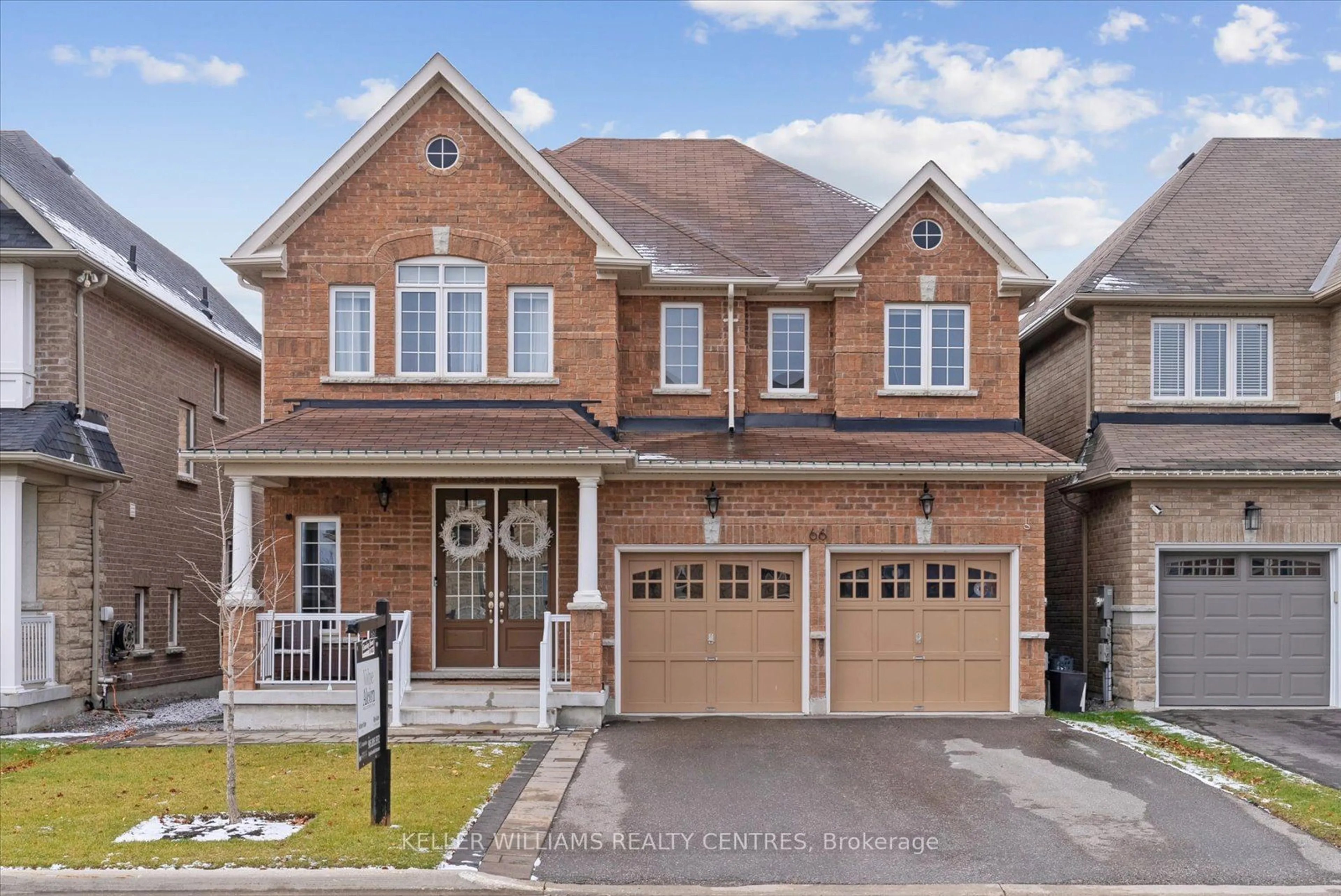 Home with brick exterior material for 66 Robert Wilson Cres, Georgina Ontario L4P 0H1