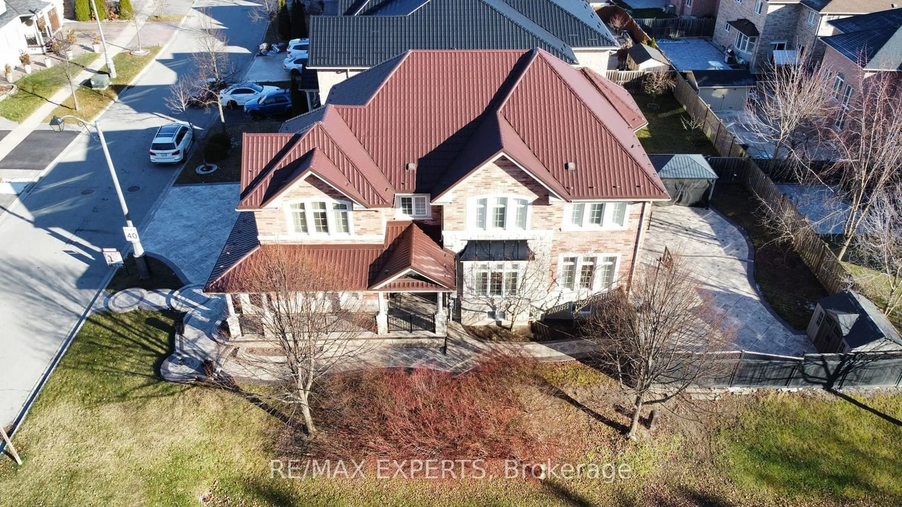 Frontside or backside of a home, the street view for 1 Berger Ave, Markham Ontario L6B 0B6