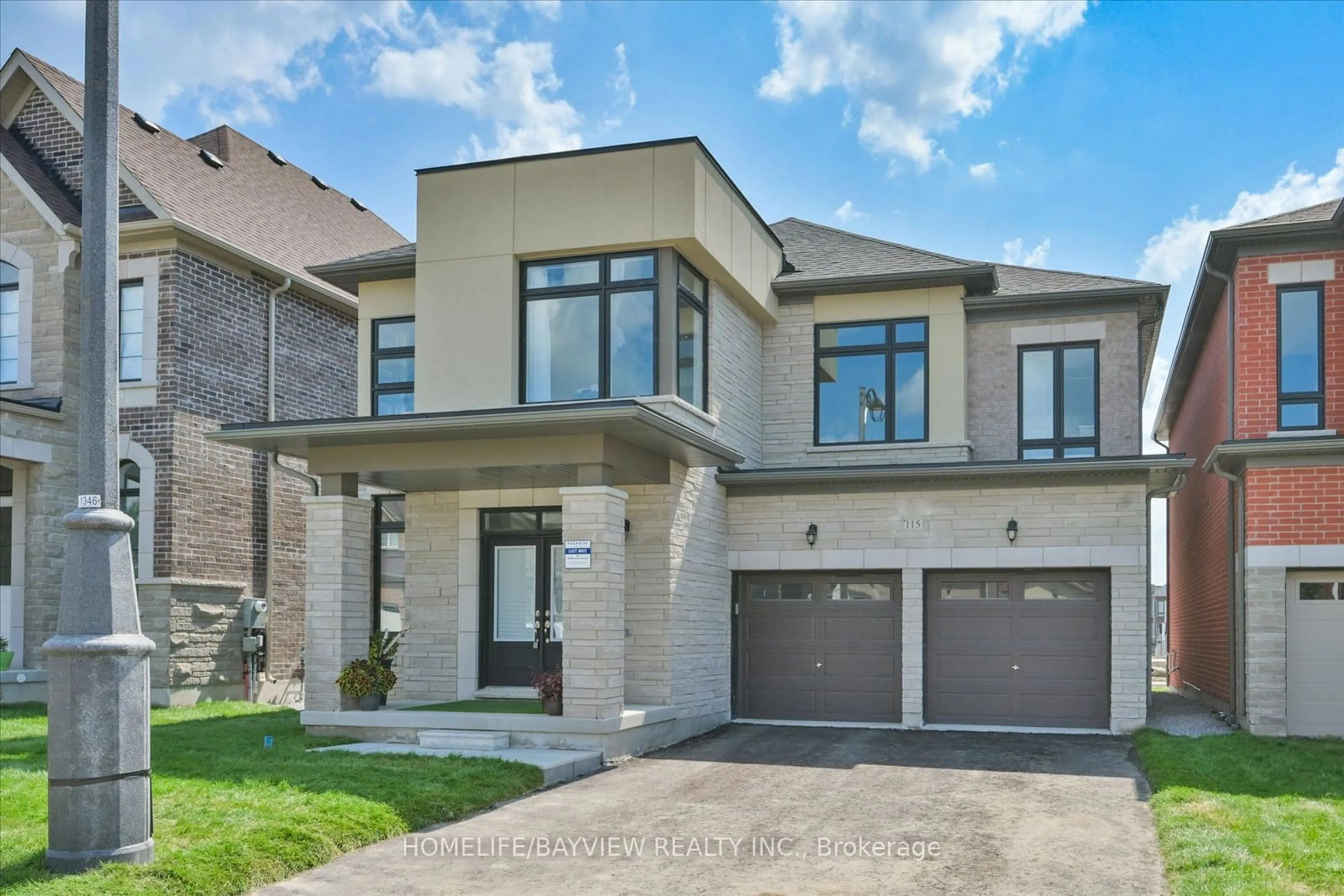 Home with brick exterior material for 115 Halldorson Ave, Aurora Ontario L4G 0C5