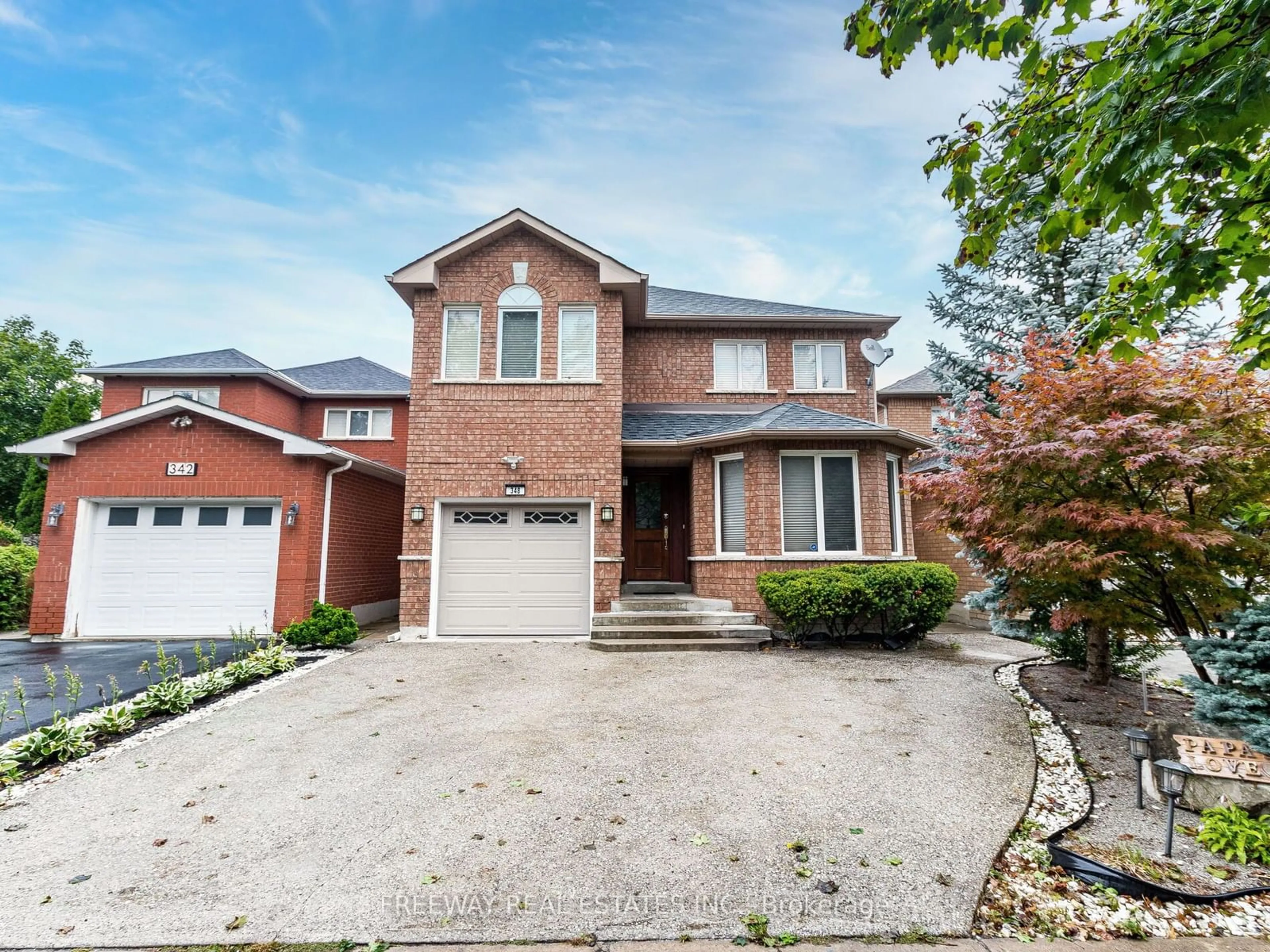 Home with brick exterior material for 348 Royalpark Way, Vaughan Ontario L4H 1K4