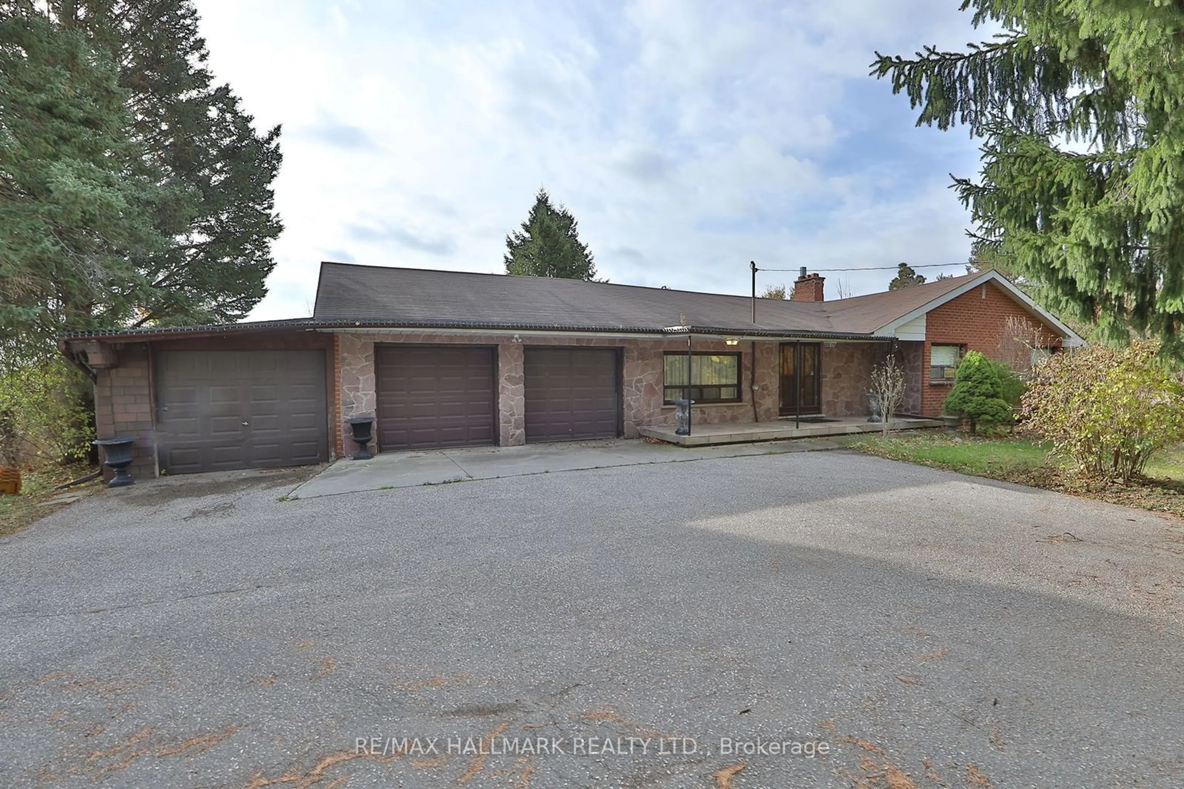 Frontside or backside of a home, the street view for 4805 19th Ave, Markham Ontario L6C 1M3