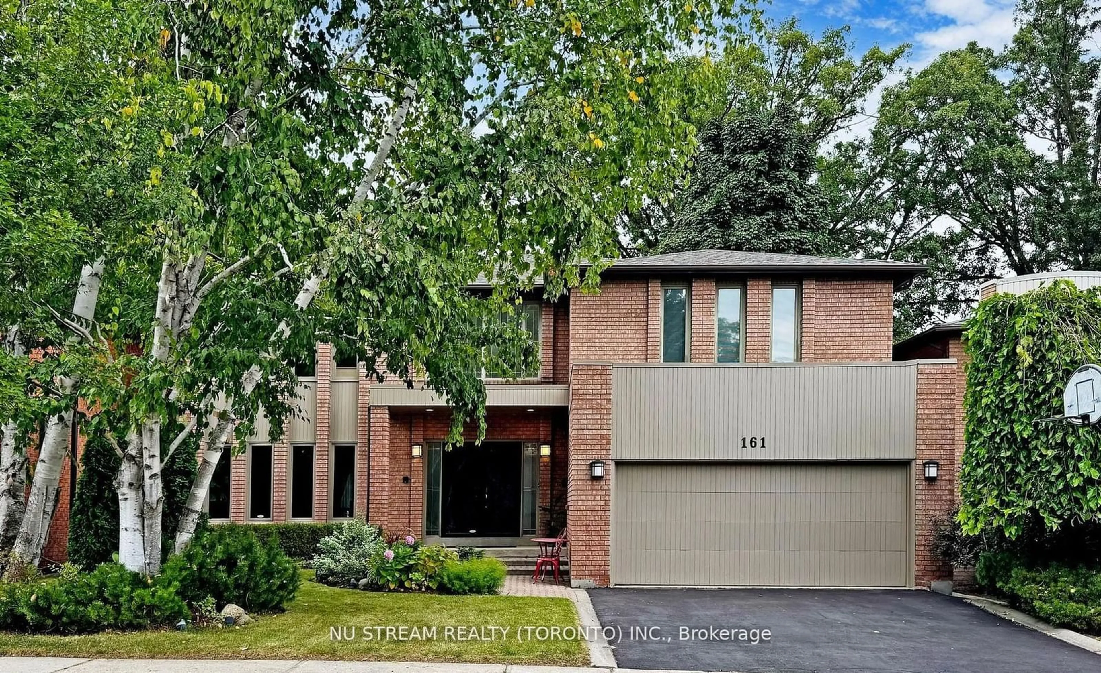 Home with brick exterior material for 161 Rose Green Dr, Vaughan Ontario L4J 4R6