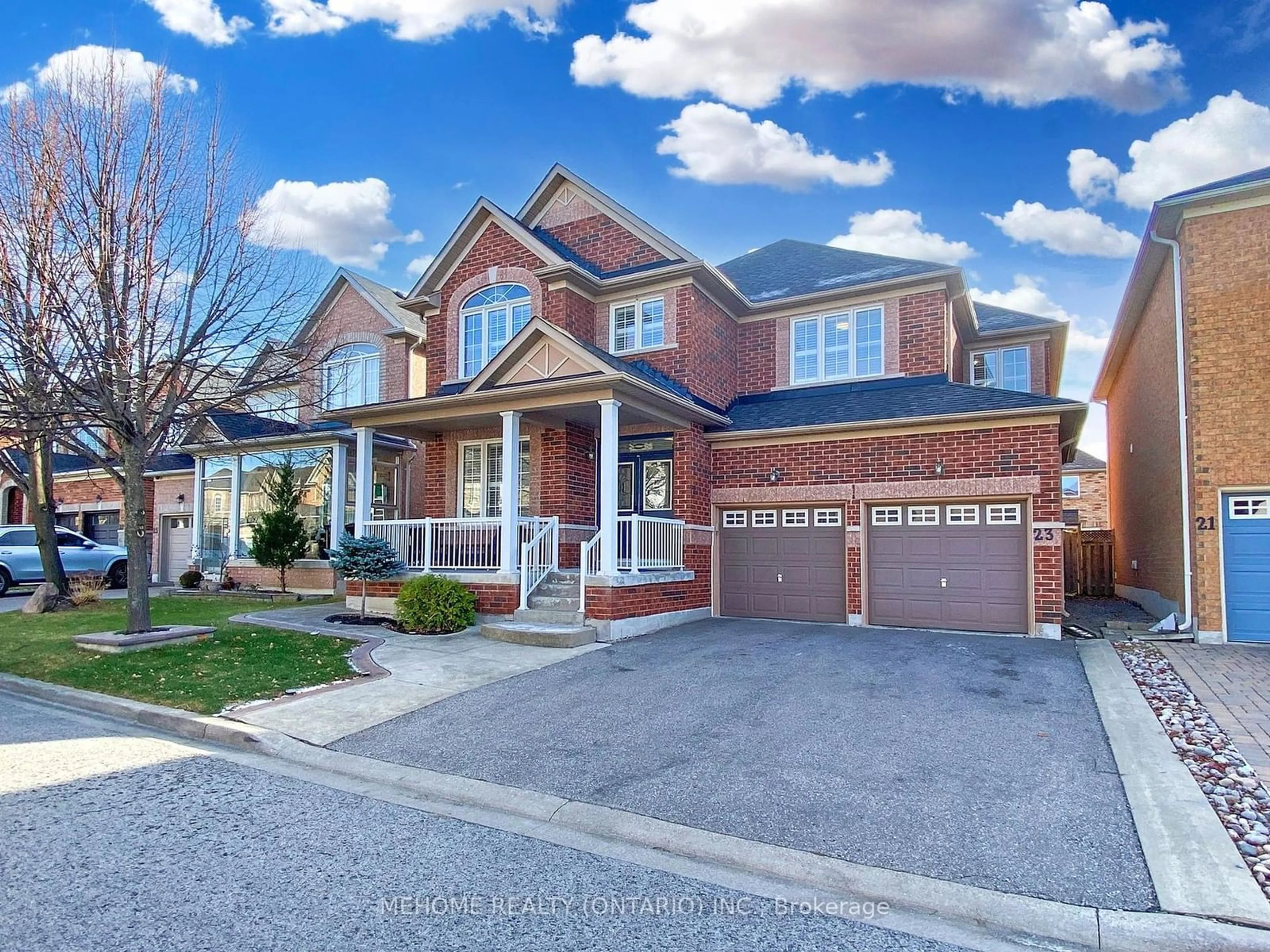 Home with brick exterior material for 23 Hawksbury Rd, Markham Ontario L6E 1W2