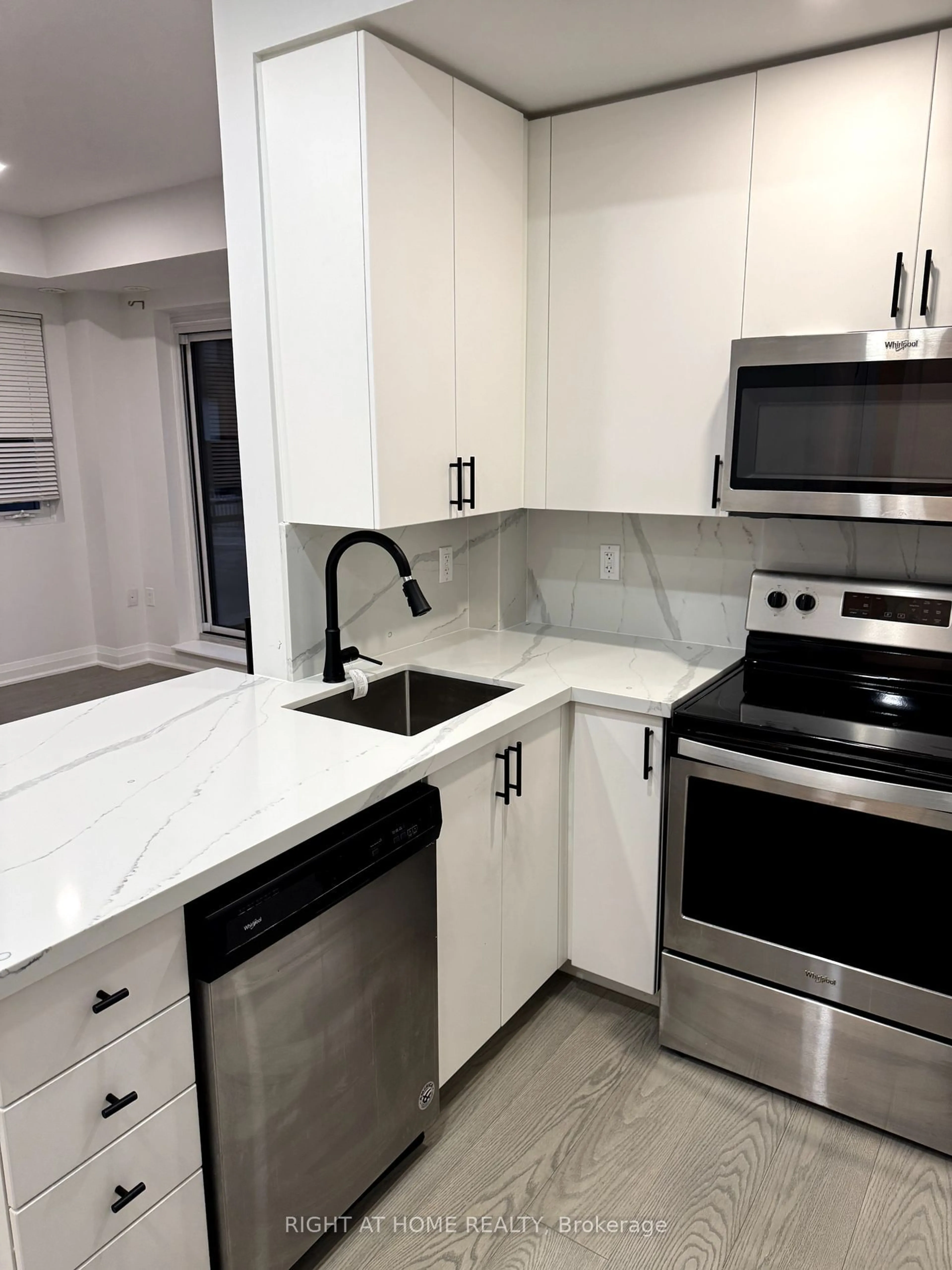 Standard kitchen, ceramic floors for 5309 Highway 7 #702, Vaughan Ontario L4L 1T3