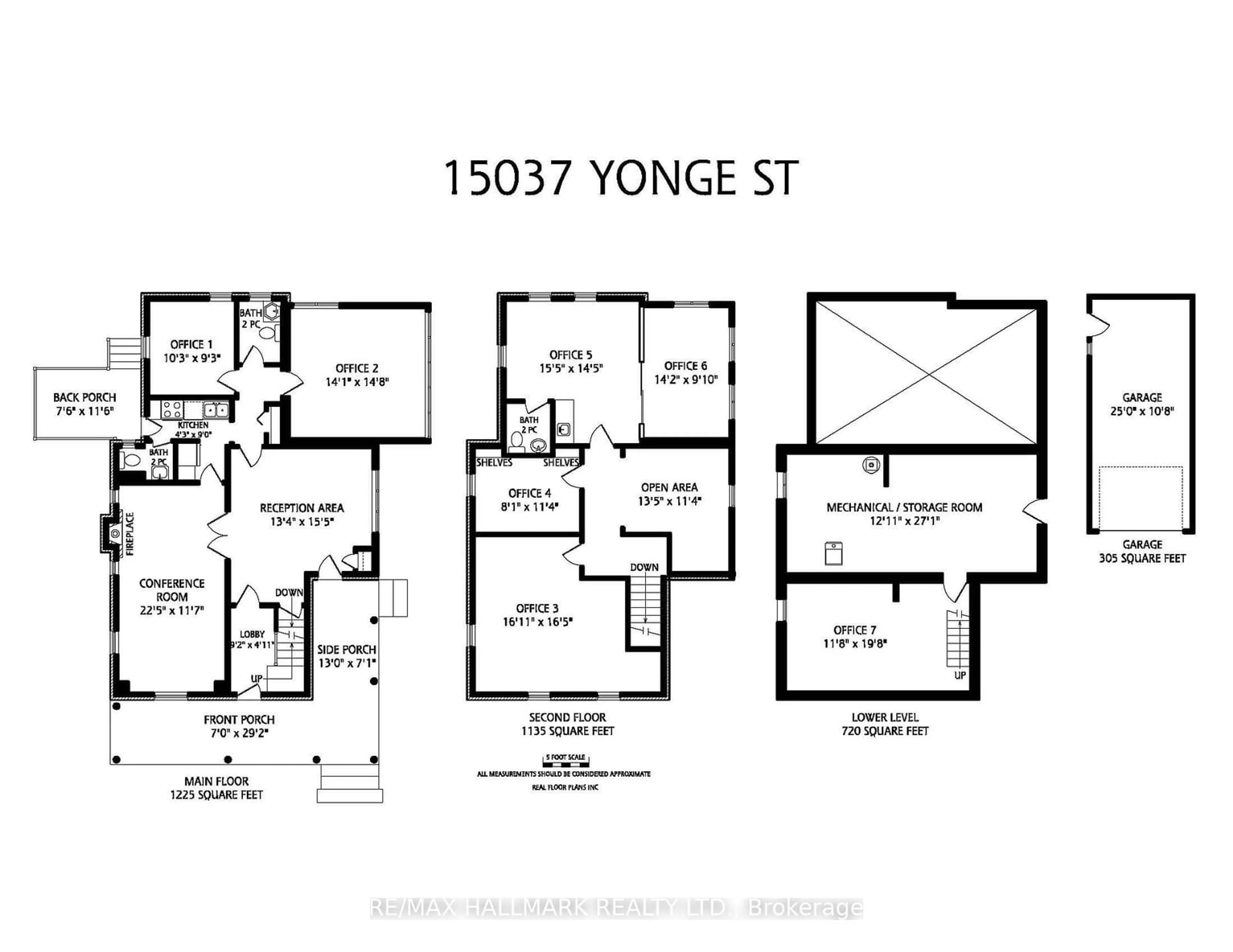 Floor plan for 15037 Yonge St, Aurora Ontario L4G 1M3