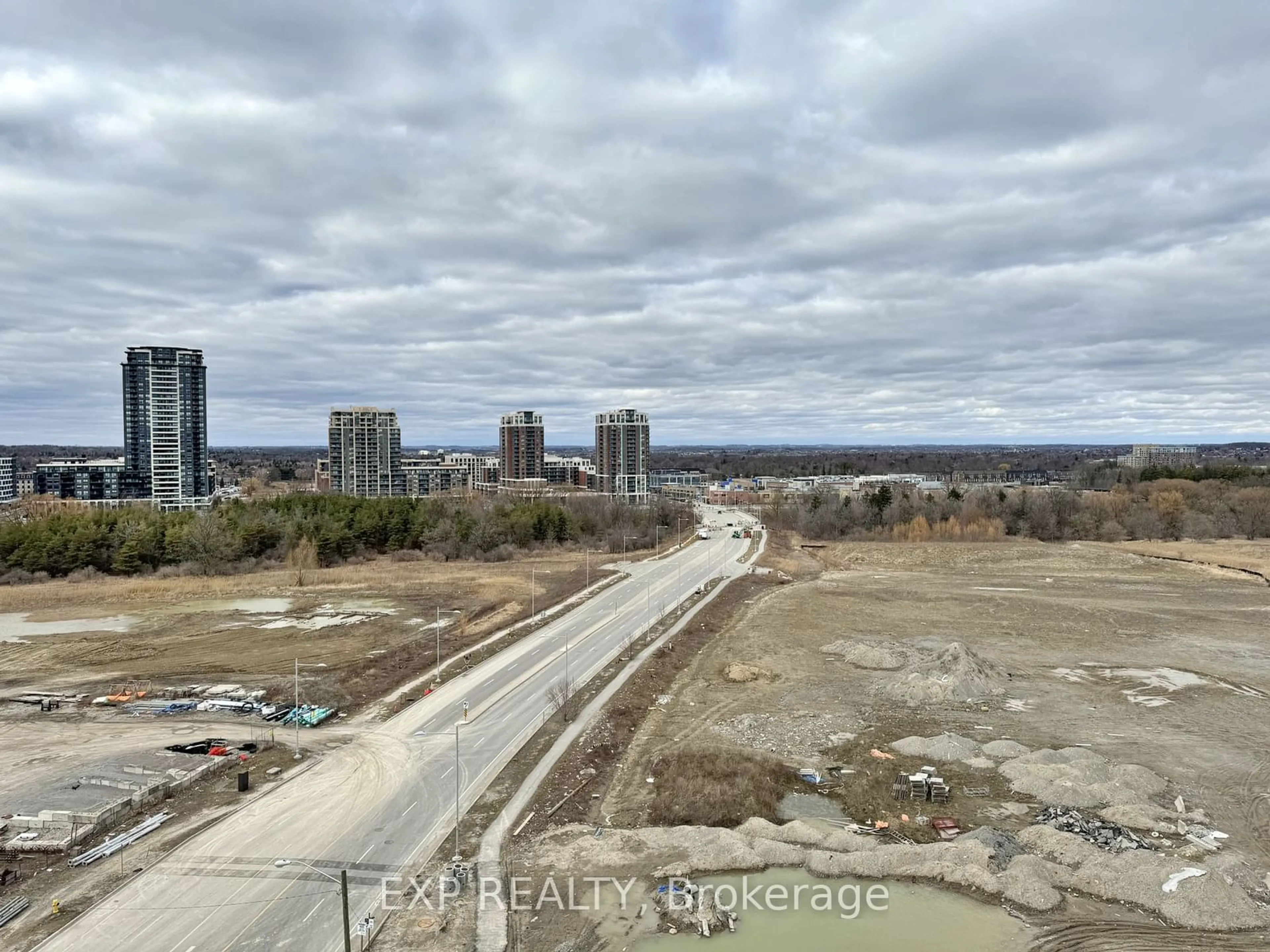 A pic from outside/outdoor area/front of a property/back of a property/a pic from drone, city buildings view from balcony for 292 Verdale Crossing #1104B, Markham Ontario L6G 1B3