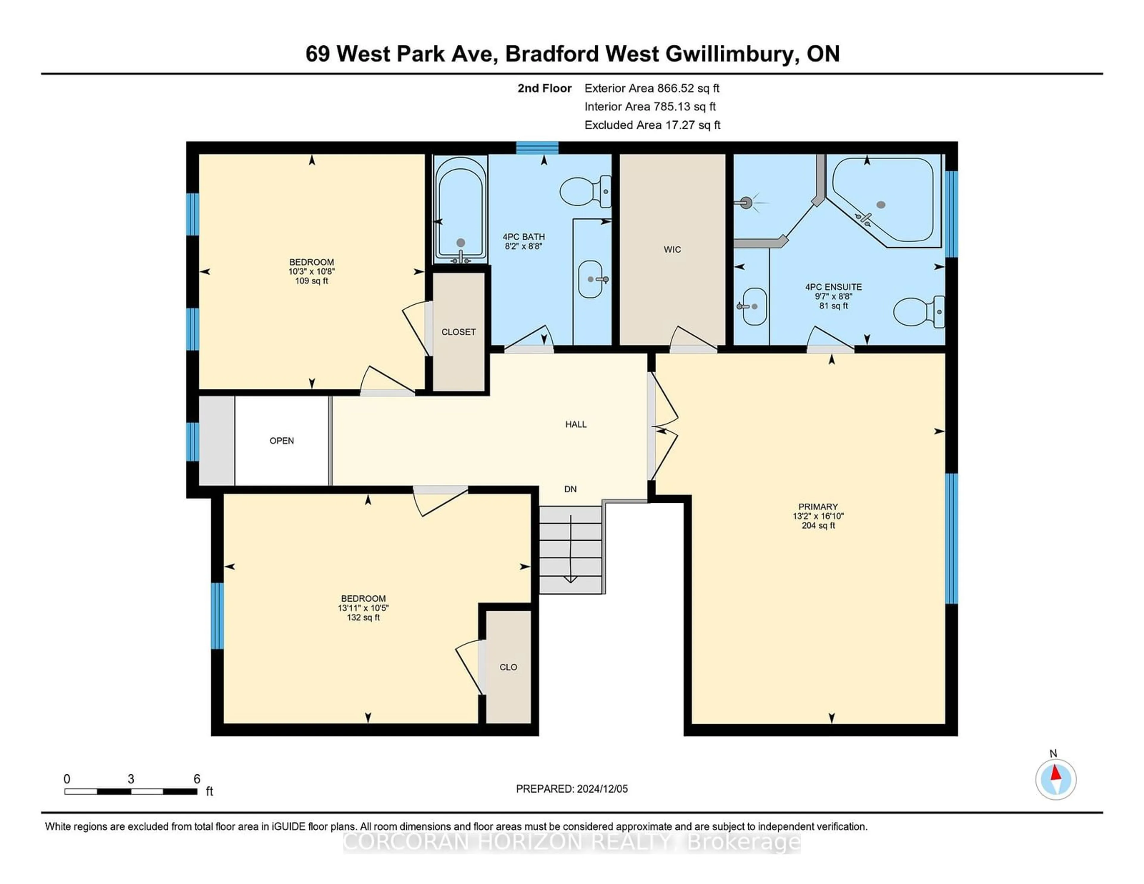 Floor plan for 69 West Park Ave, Bradford West Gwillimbury Ontario L3Z 0A7