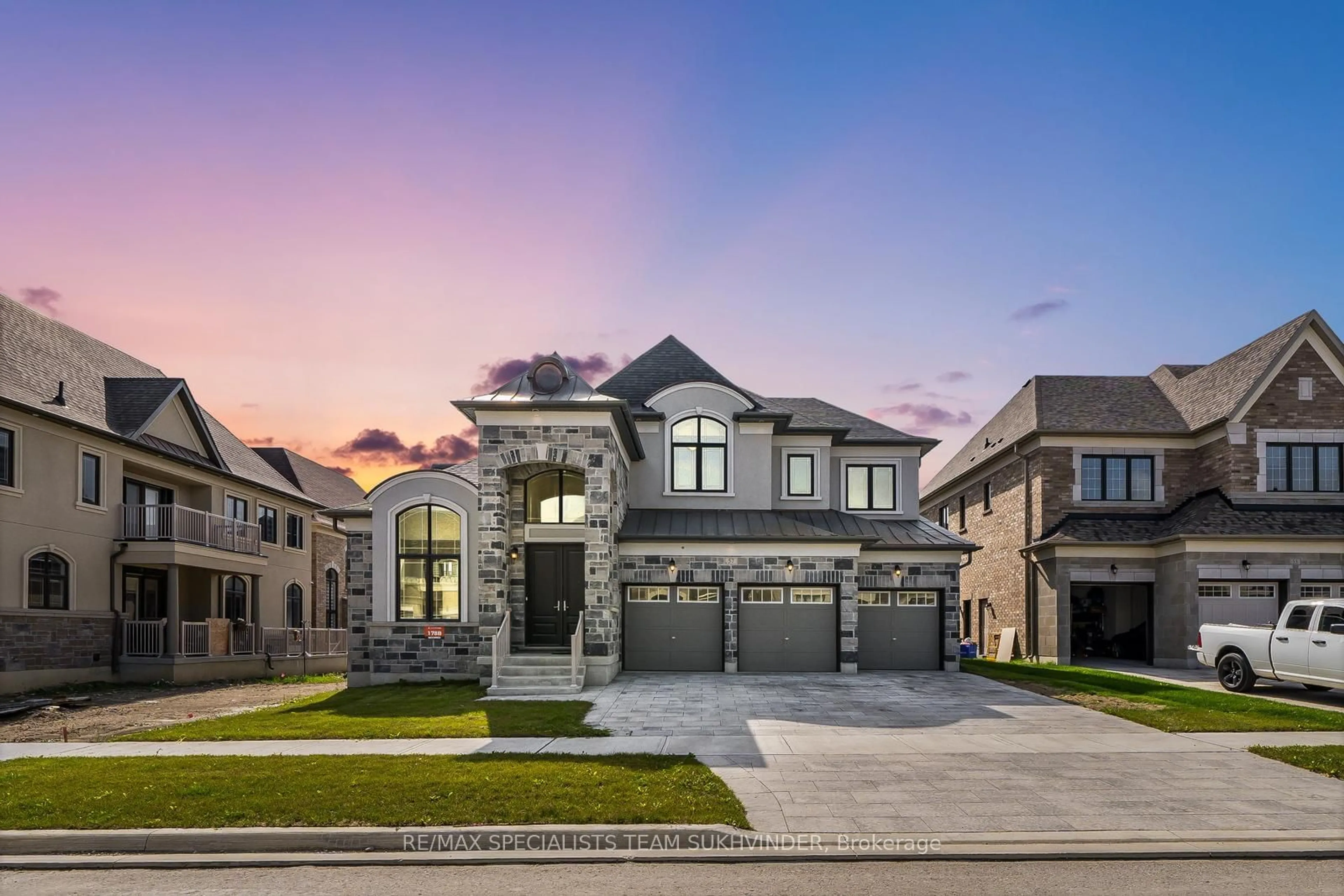 Frontside or backside of a home, the street view for 57 Appleyard Ave, Vaughan Ontario L4H 4N3