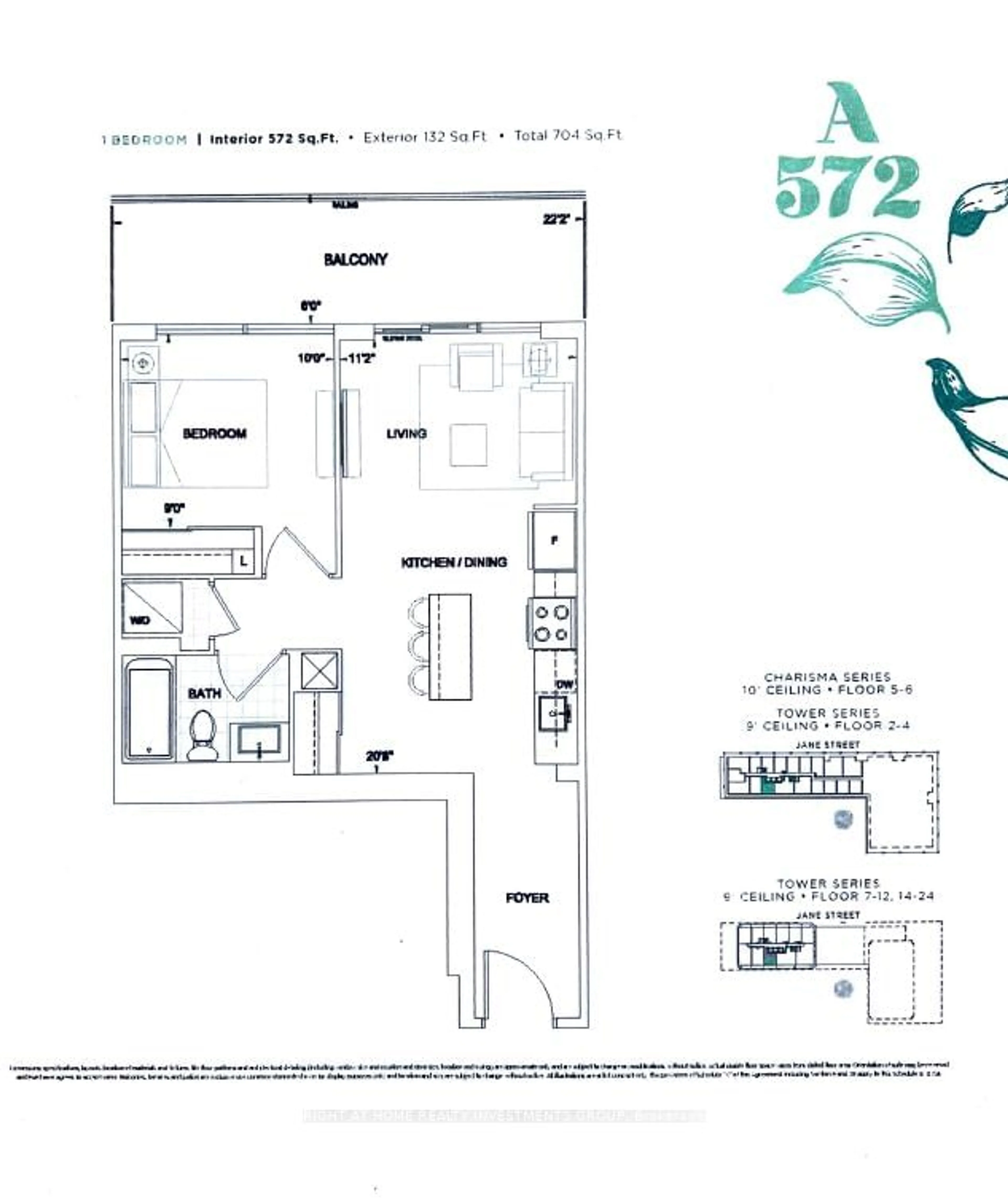 Floor plan for 8960 Jane St #401, Vaughan Ontario L4K 2M9