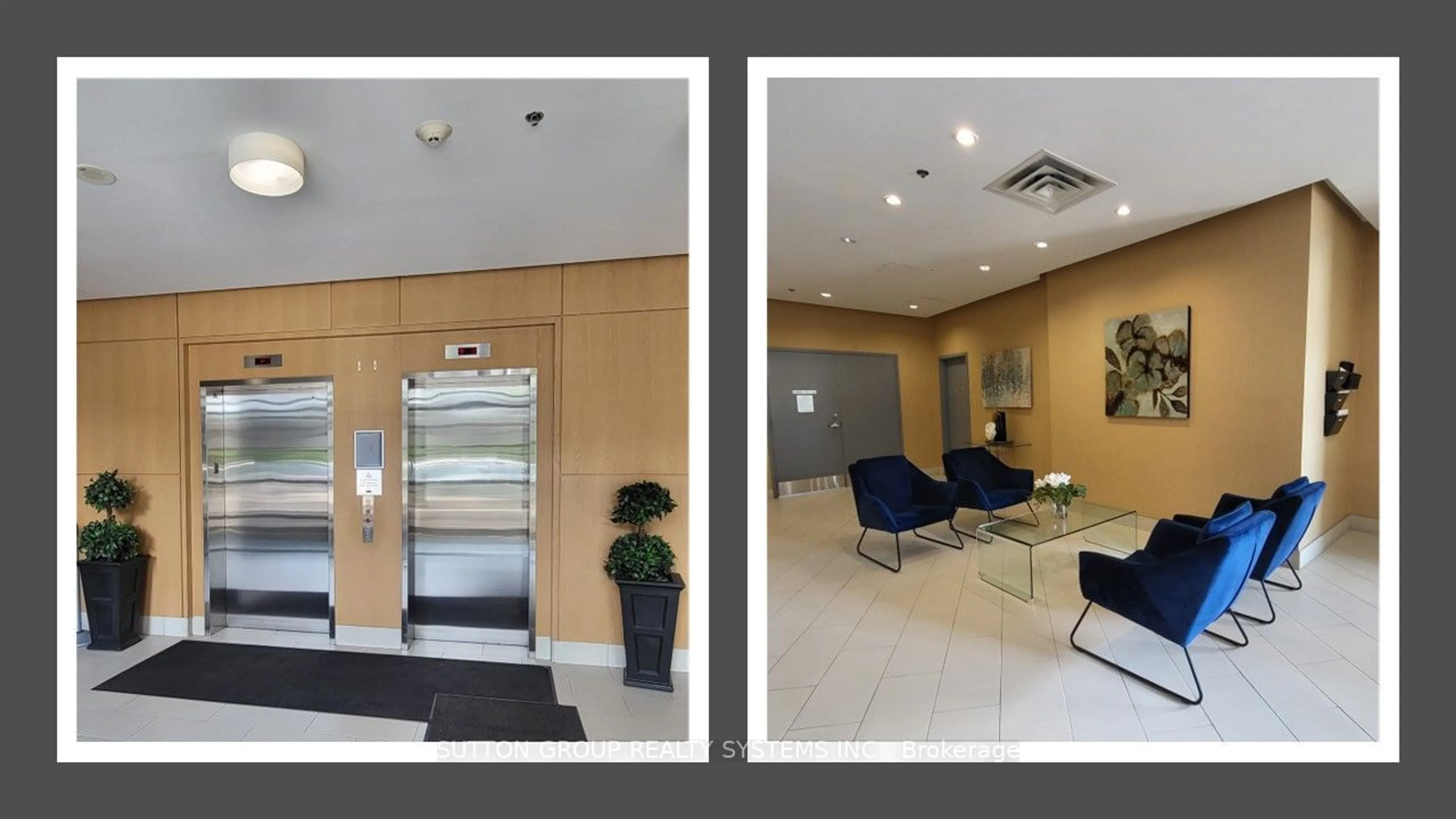 Indoor lobby, ceramic floors for 7730 Kipling Ave #1009, Vaughan Ontario L4L 1Y9