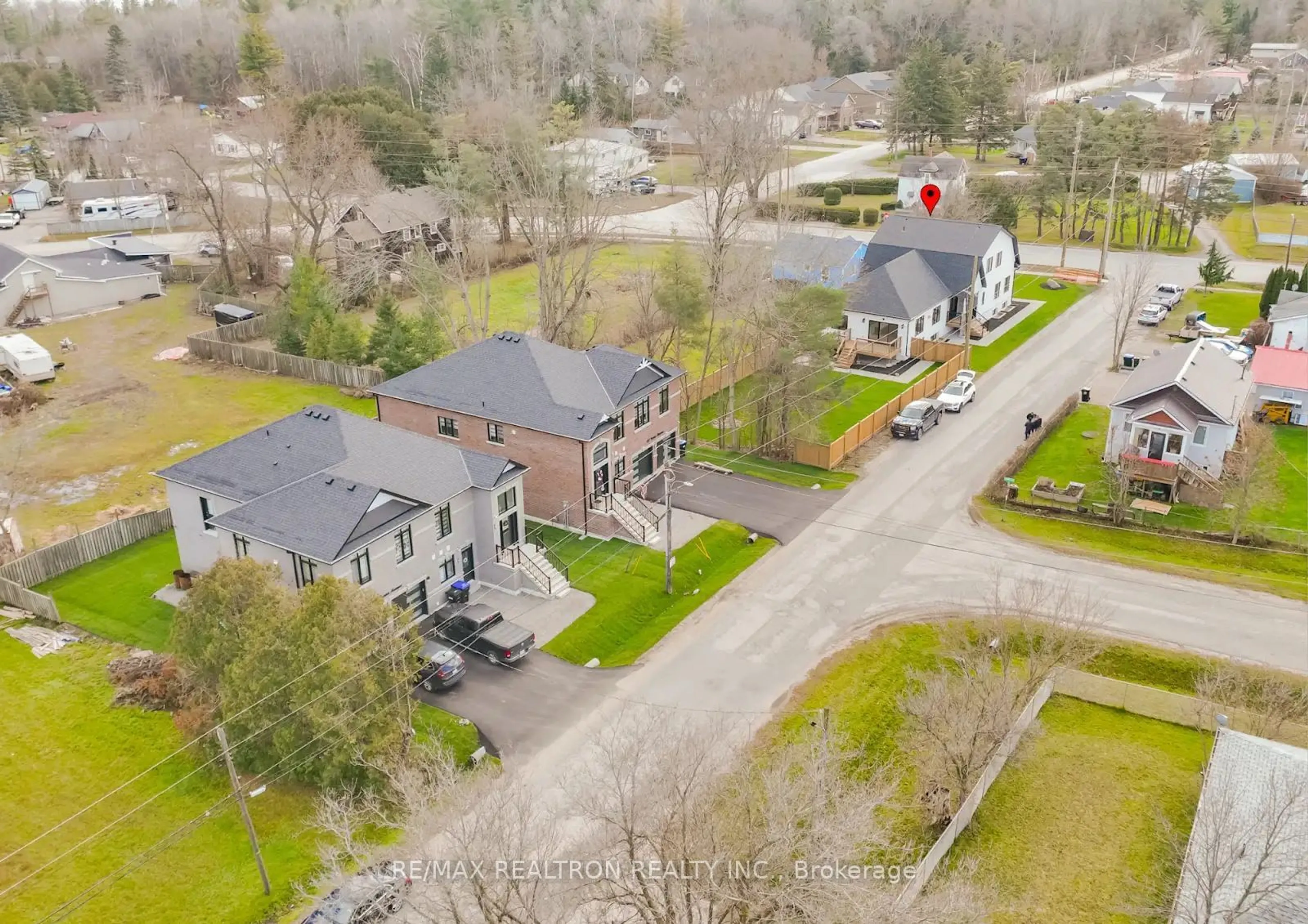 Frontside or backside of a home, the street view for 1242 Killarney Beach Rd, Innisfil Ontario L0L 1W0