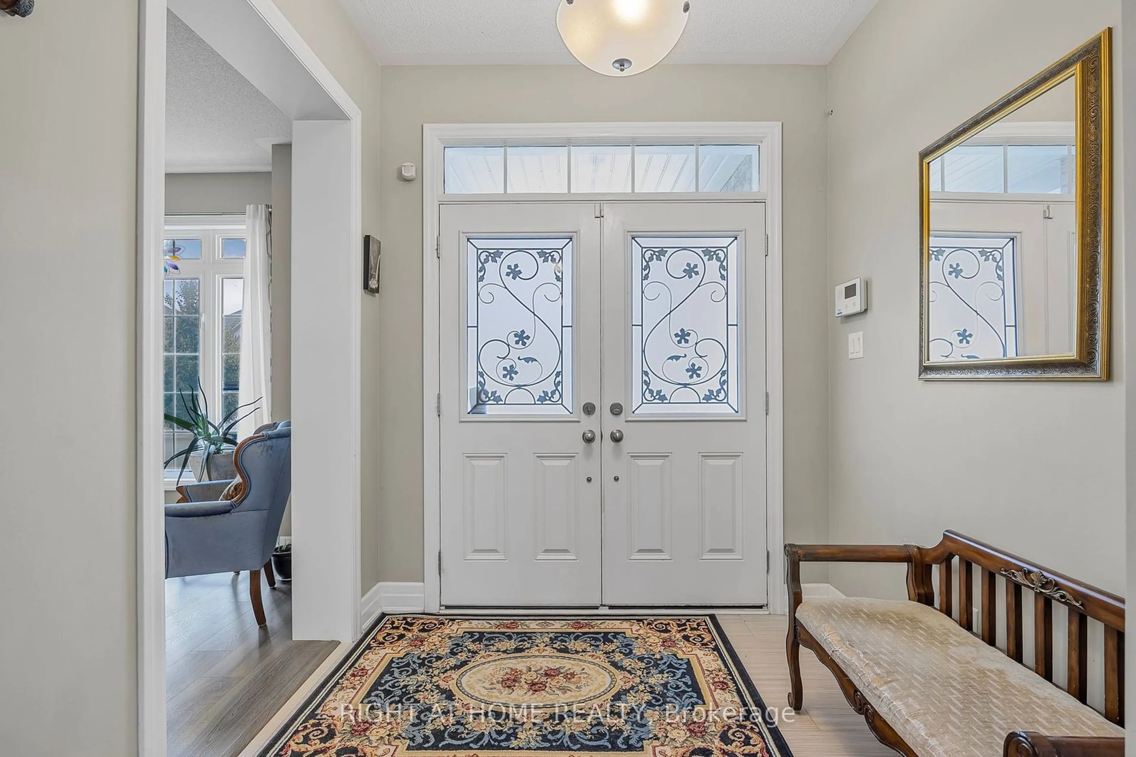 Indoor entryway, wood floors for 80 Mount Cres, Essa Ontario L3W 0N2