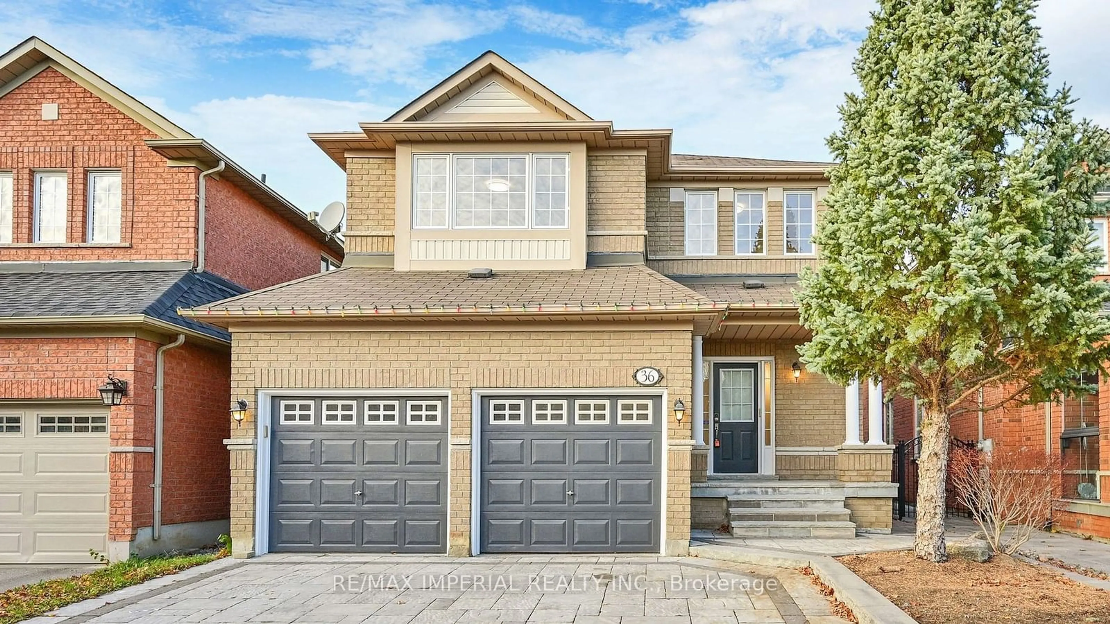 Home with brick exterior material for 36 Lark Cres, Richmond Hill Ontario L4S 2N2