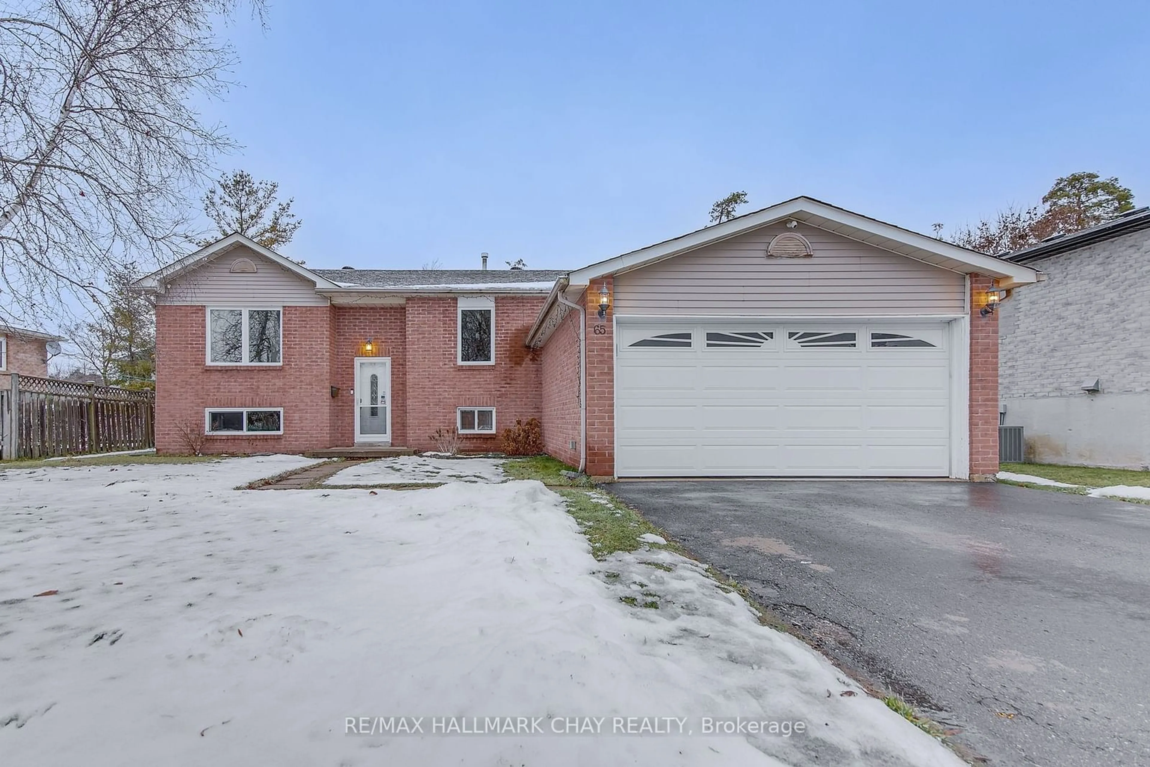 Home with brick exterior material, street for 65 Sandy Lane, Essa Ontario L0M 1B3