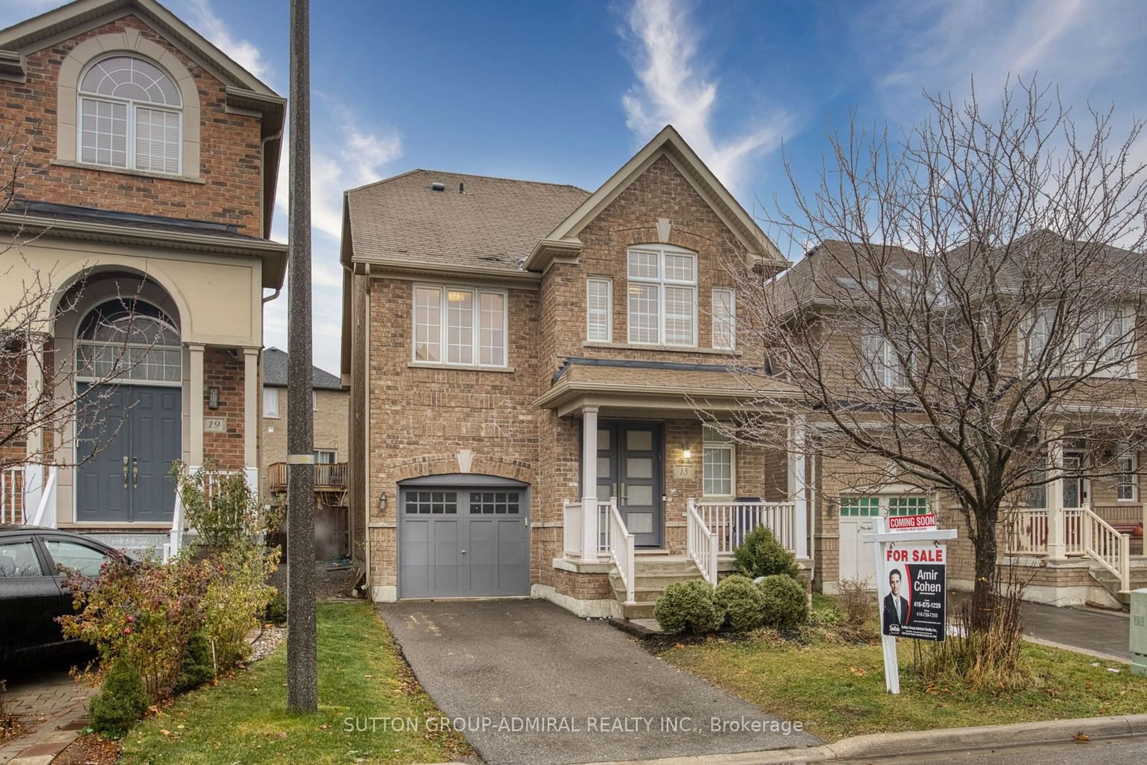 Home with brick exterior material, street for 15 Asner Ave, Vaughan Ontario L6A 0W3