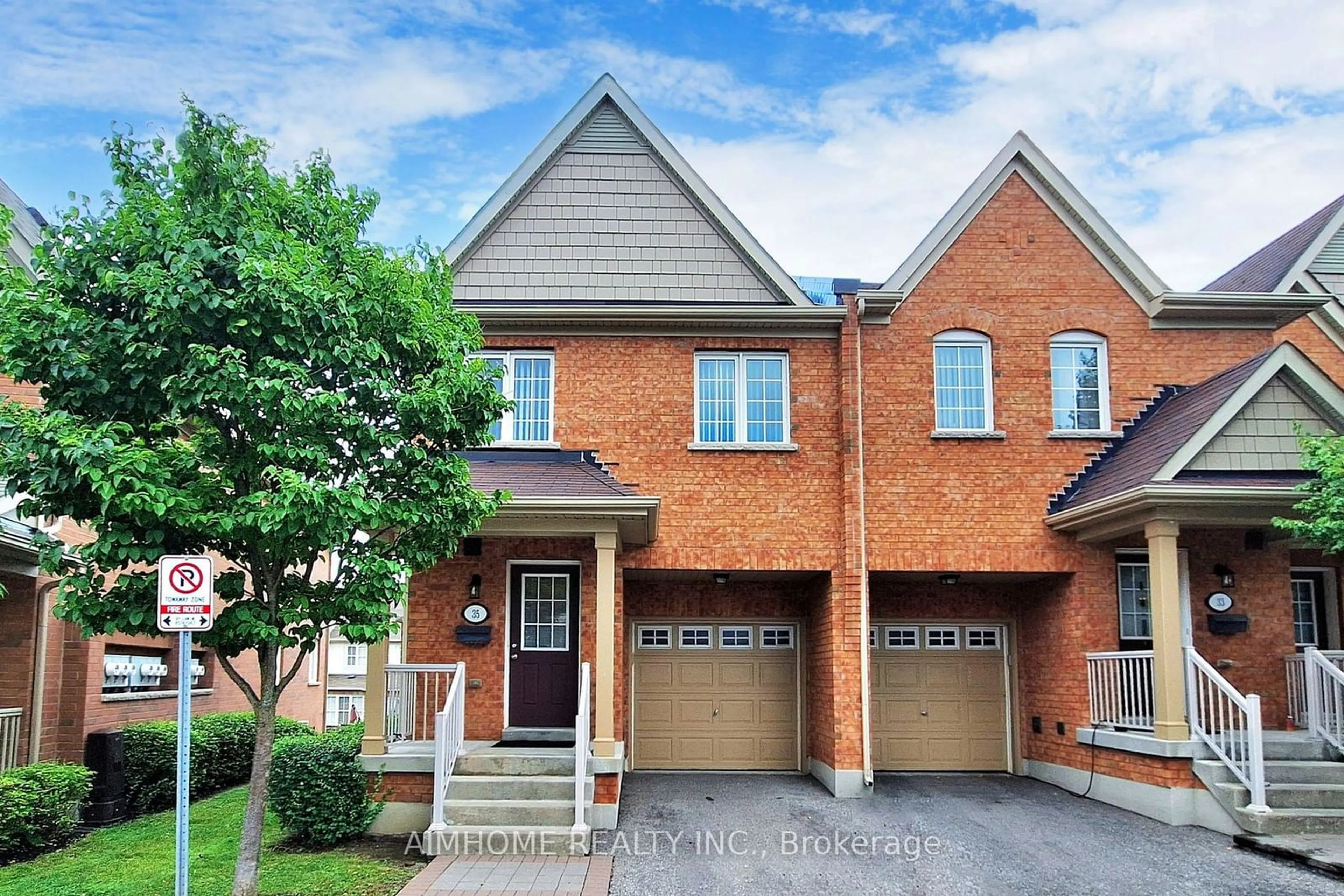 Home with brick exterior material, street for 35 Edwin Pearson St, Aurora Ontario L4G 0S1