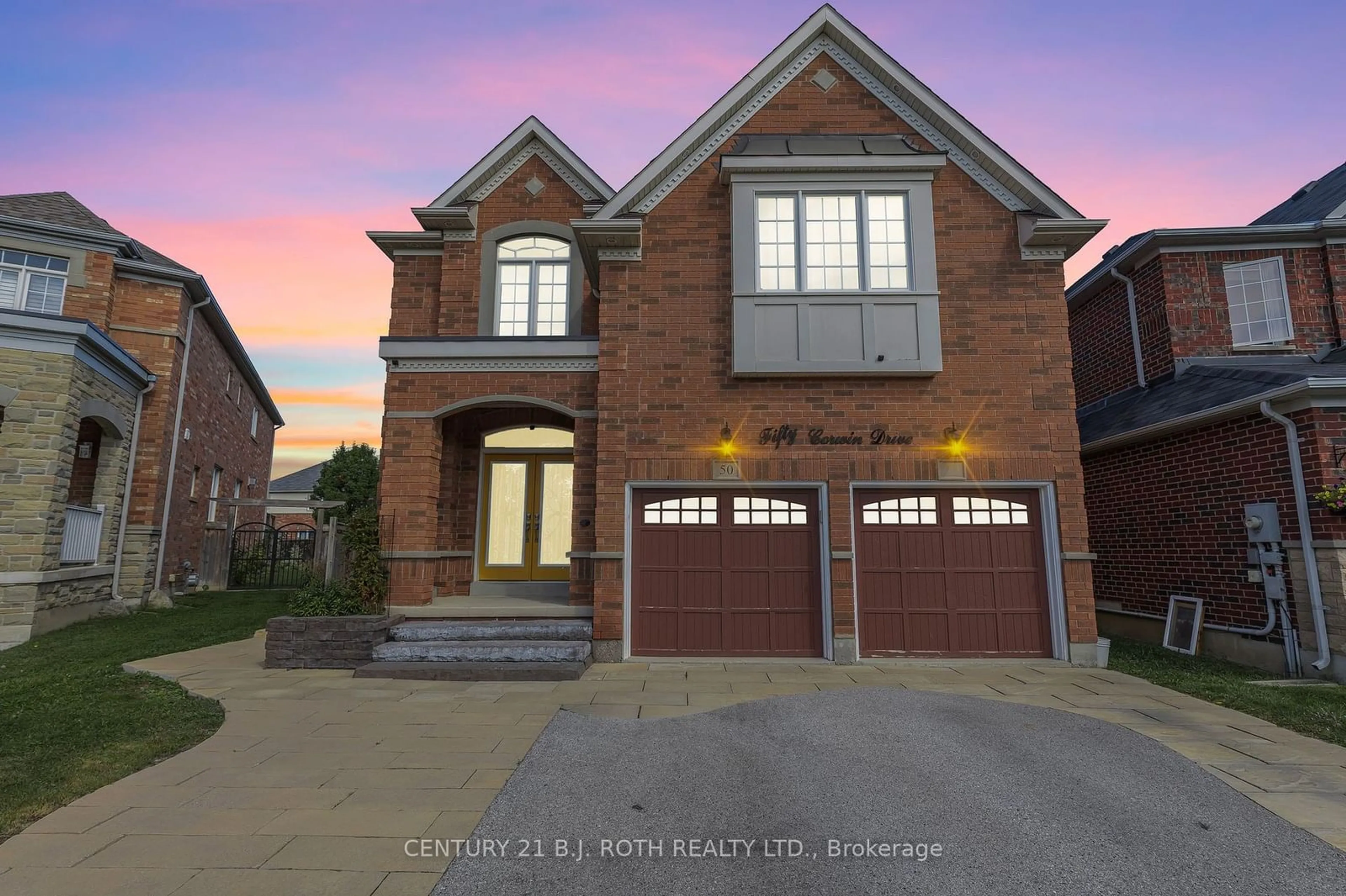 Home with brick exterior material, street for 50 Corwin Dr, Bradford West Gwillimbury Ontario L3Z 0E4