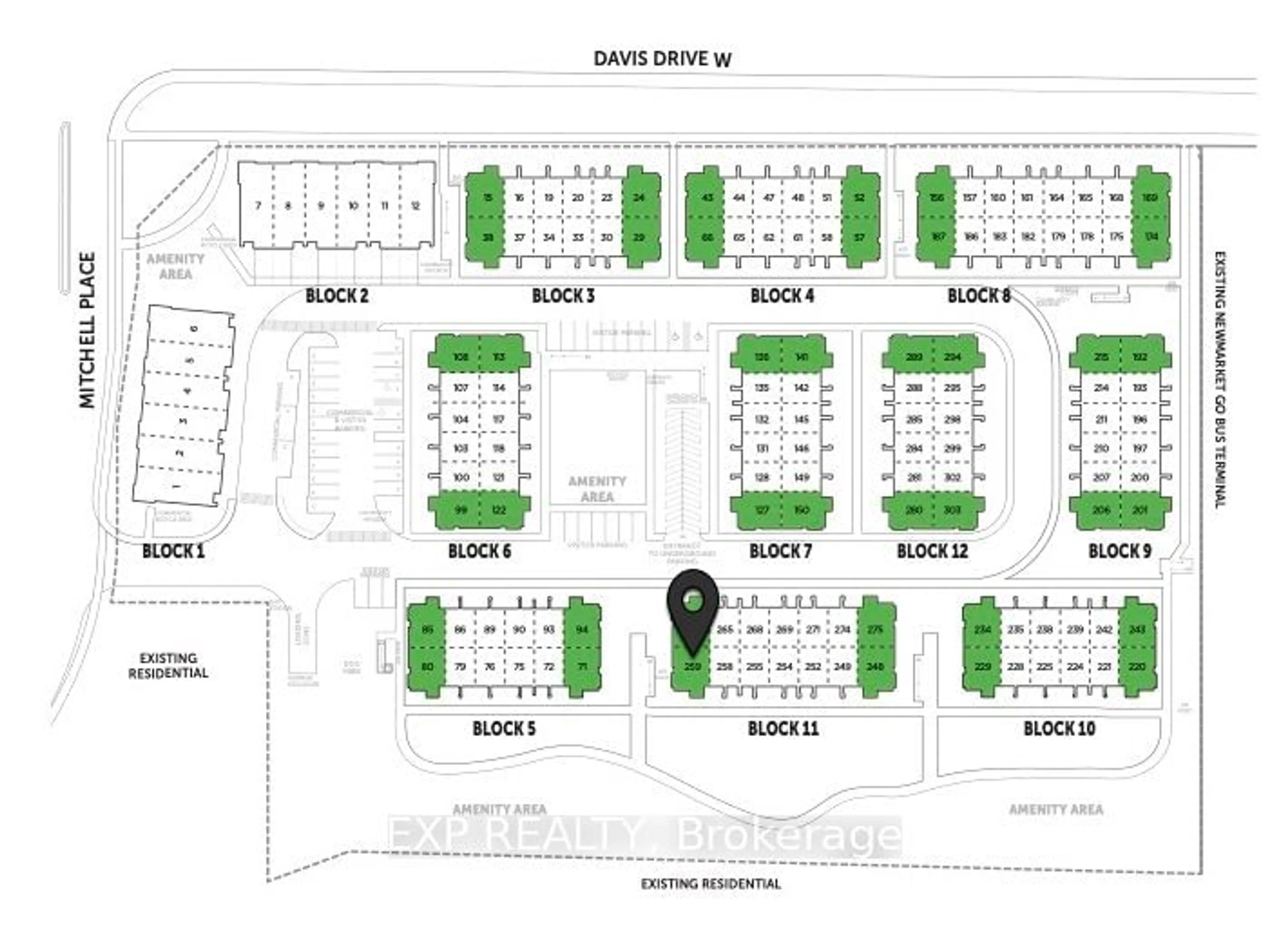 Floor plan for 24 Lytham Green Circ #14, Newmarket Ontario L3Y 4V9