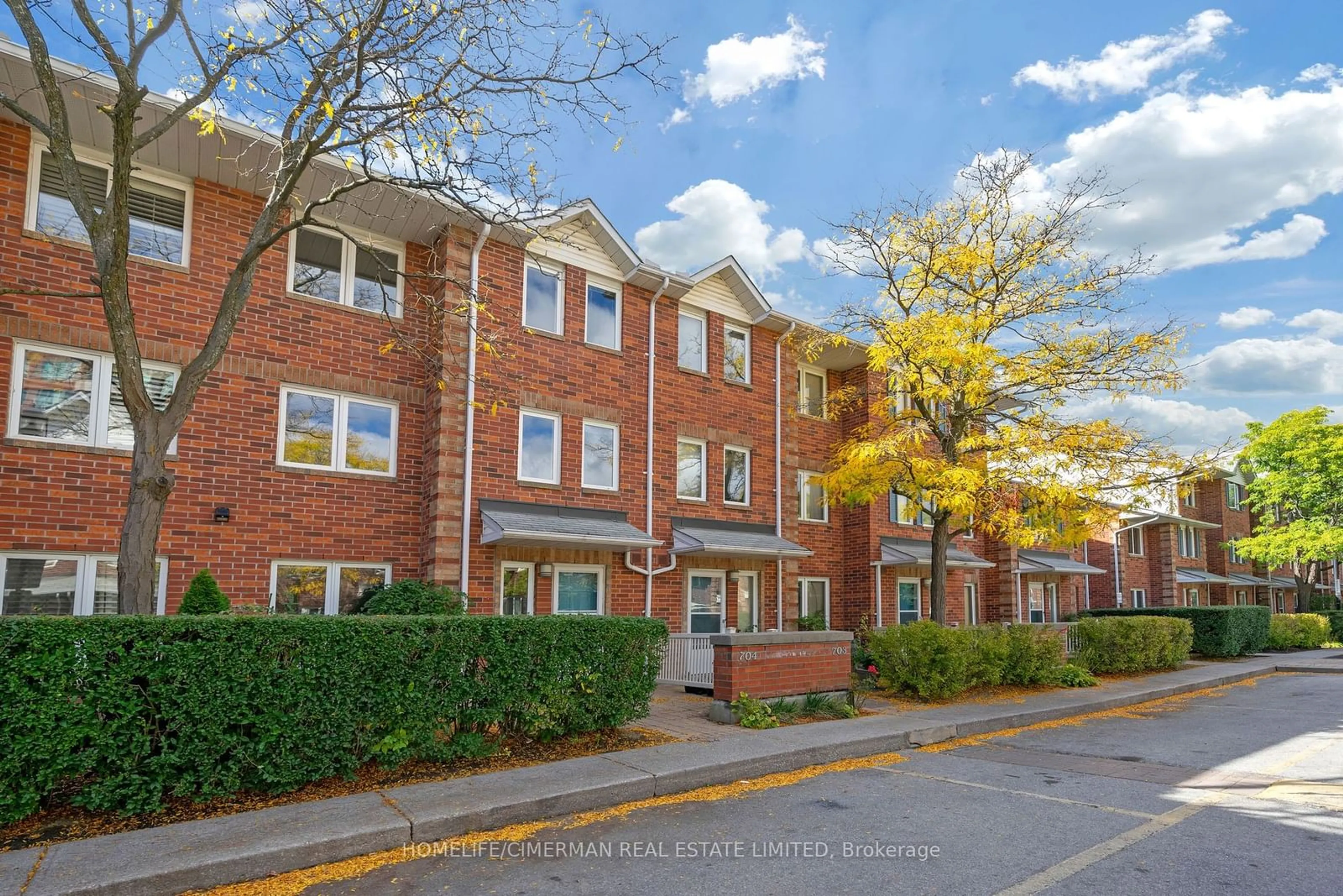 Home with brick exterior material, street for 900 Steeles Ave #704, Vaughan Ontario L4J 8C2