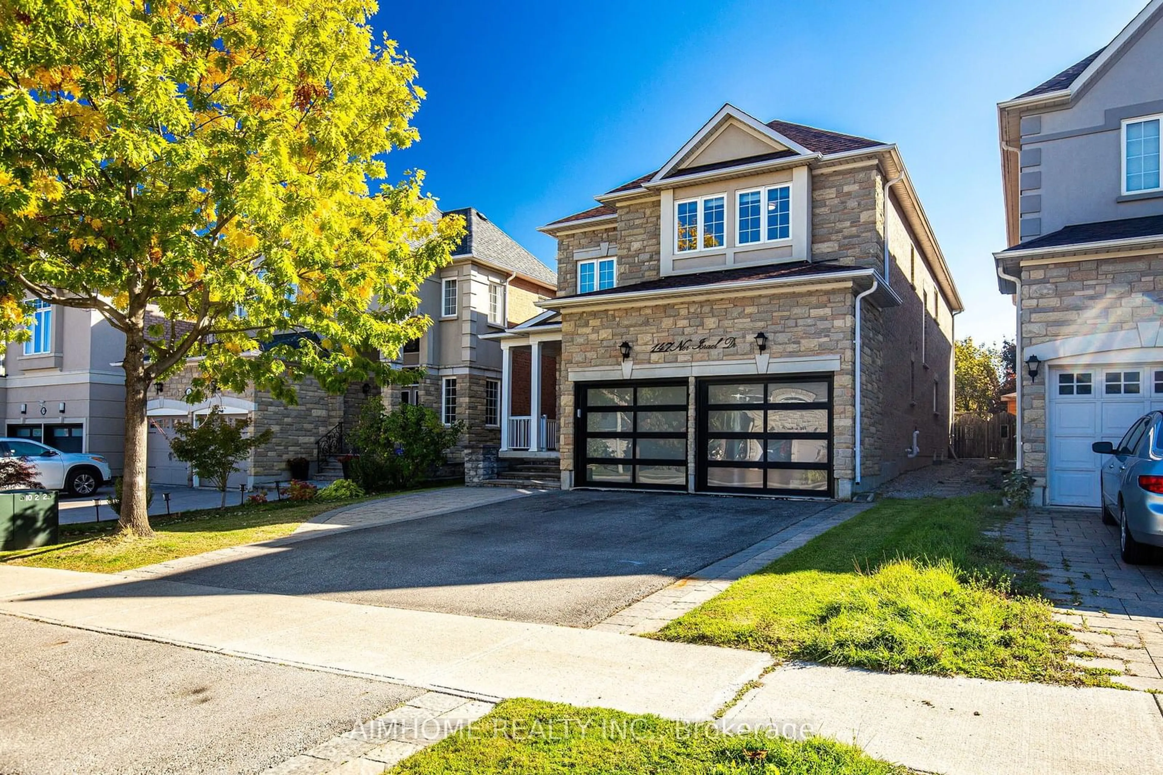 Home with brick exterior material, street for 147 Ner Israel Dr, Vaughan Ontario L4J 8Z7