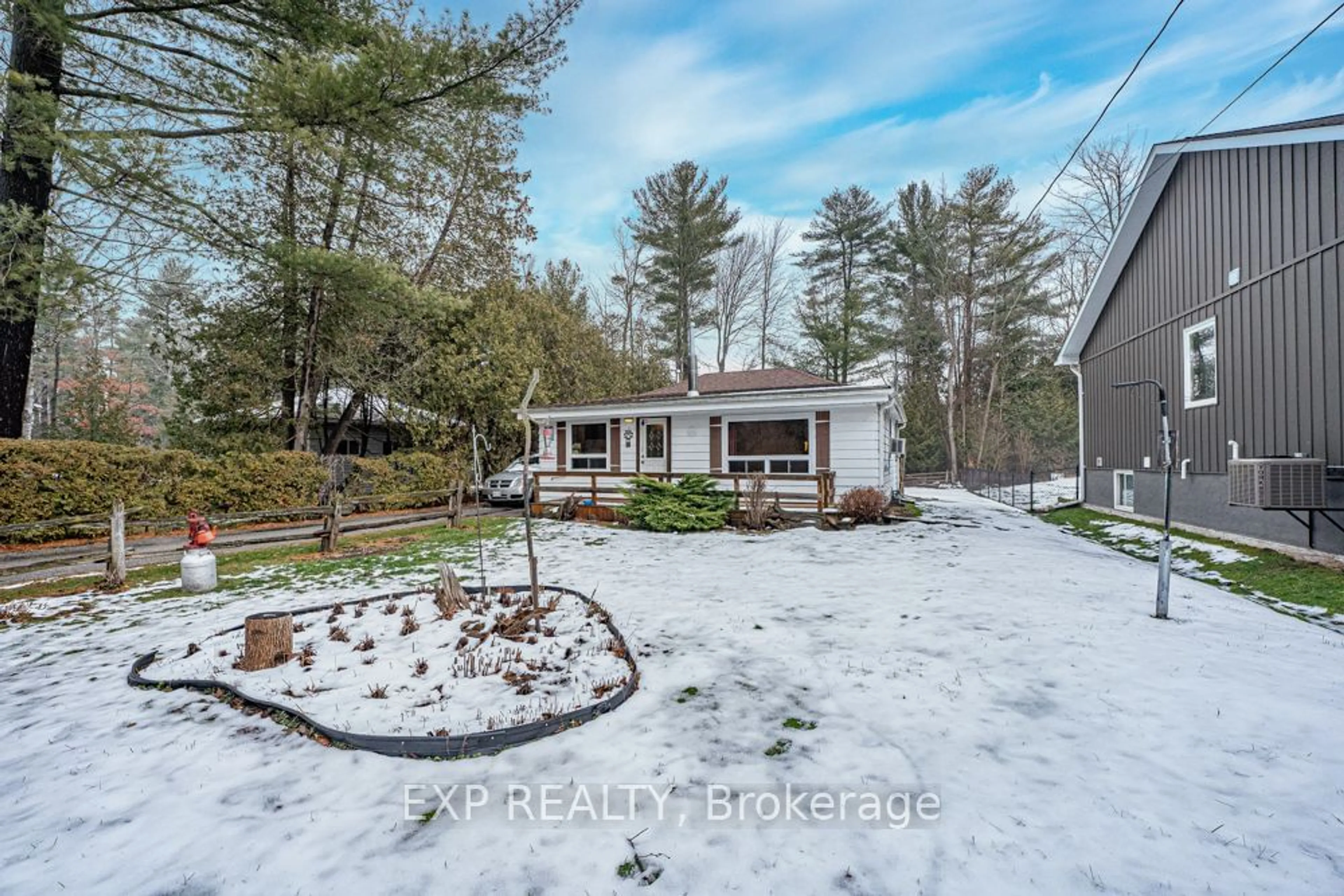 A pic from outside/outdoor area/front of a property/back of a property/a pic from drone, water/lake/river/ocean view for 67 Maple Ave, Georgina Ontario L0E 1R0