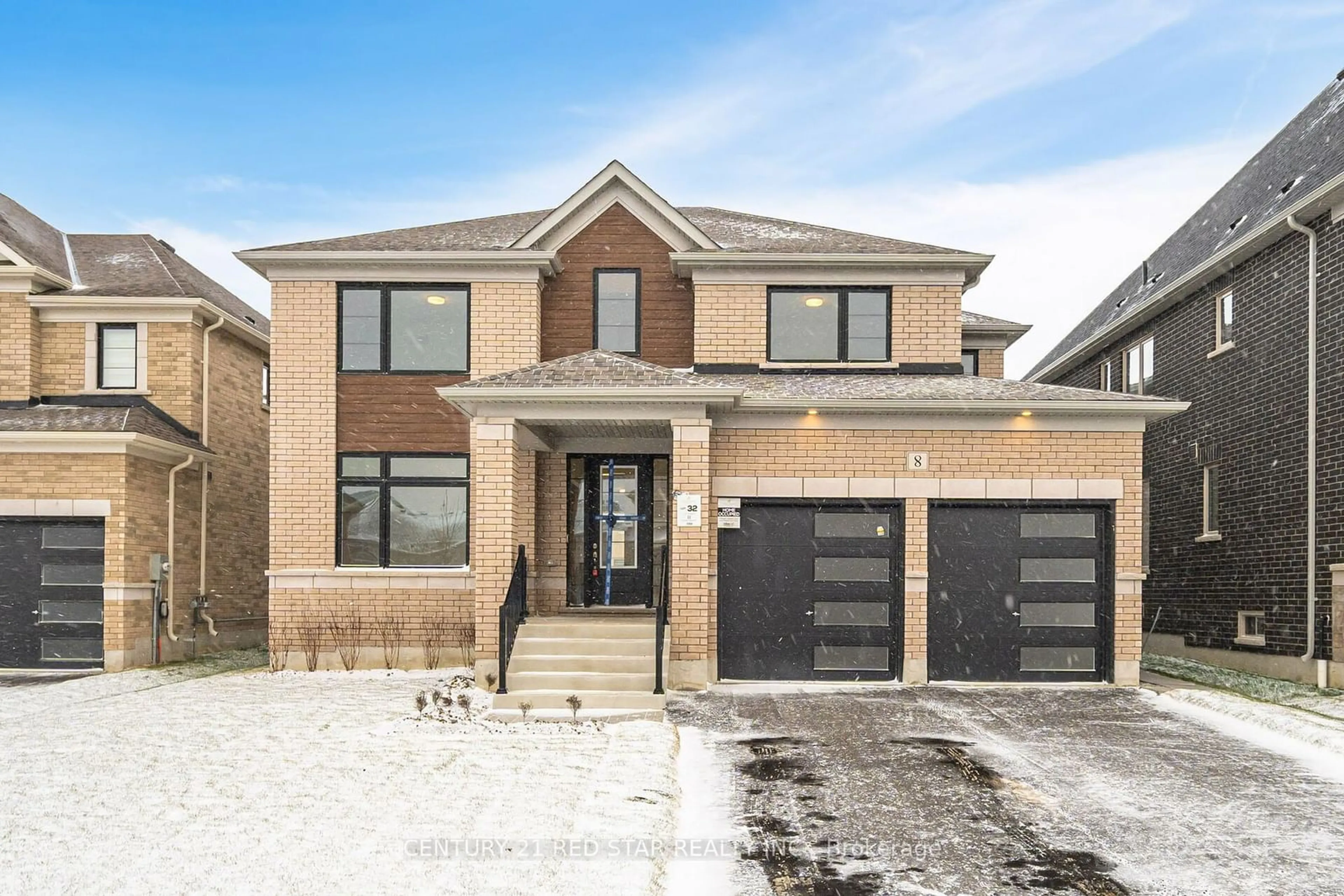 Home with brick exterior material, street for 8 Sandhill Cres, Adjala-Tosorontio Ontario L0G 1W0