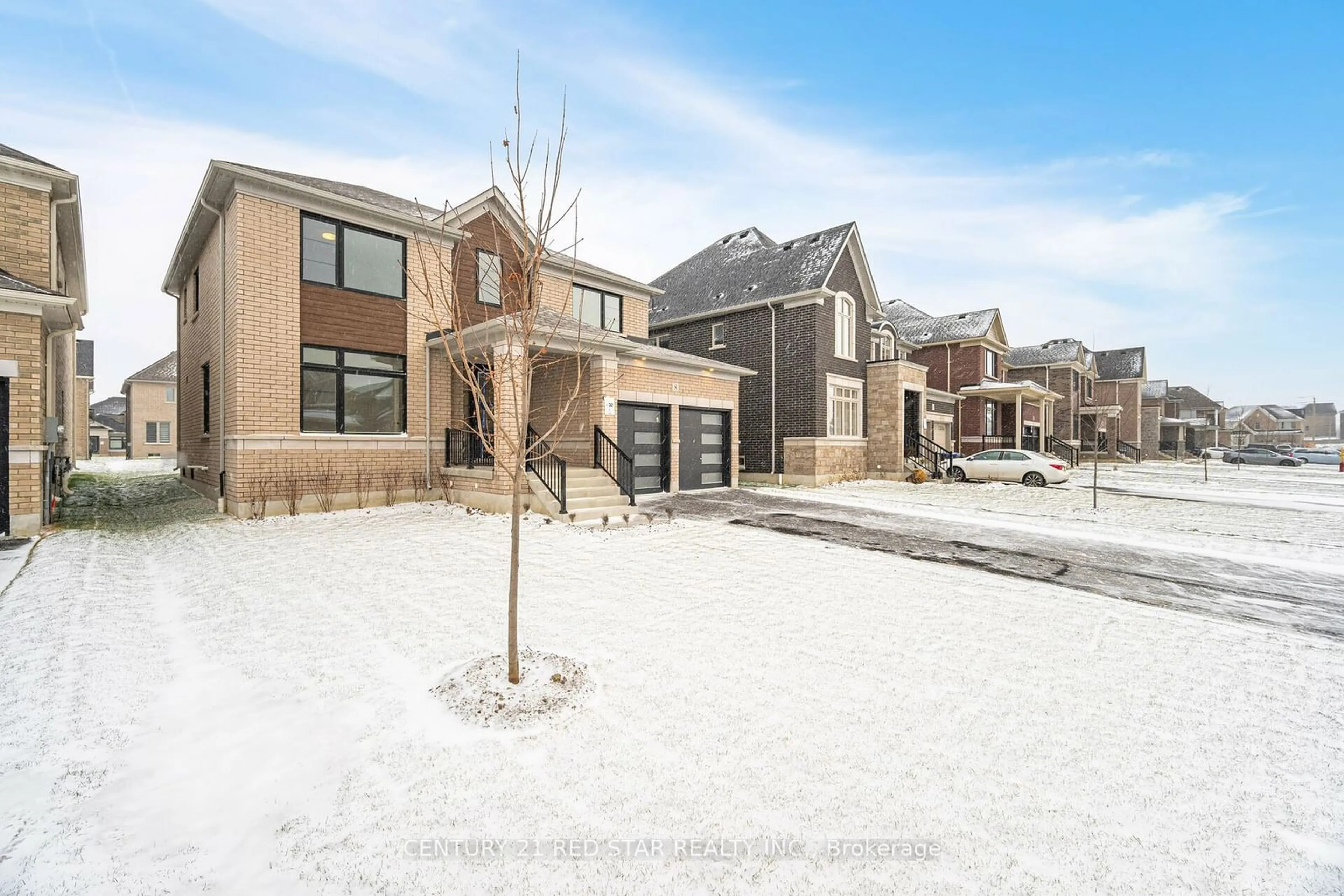 A pic from outside/outdoor area/front of a property/back of a property/a pic from drone, street for 8 Sandhill Cres, Adjala-Tosorontio Ontario L0G 1W0