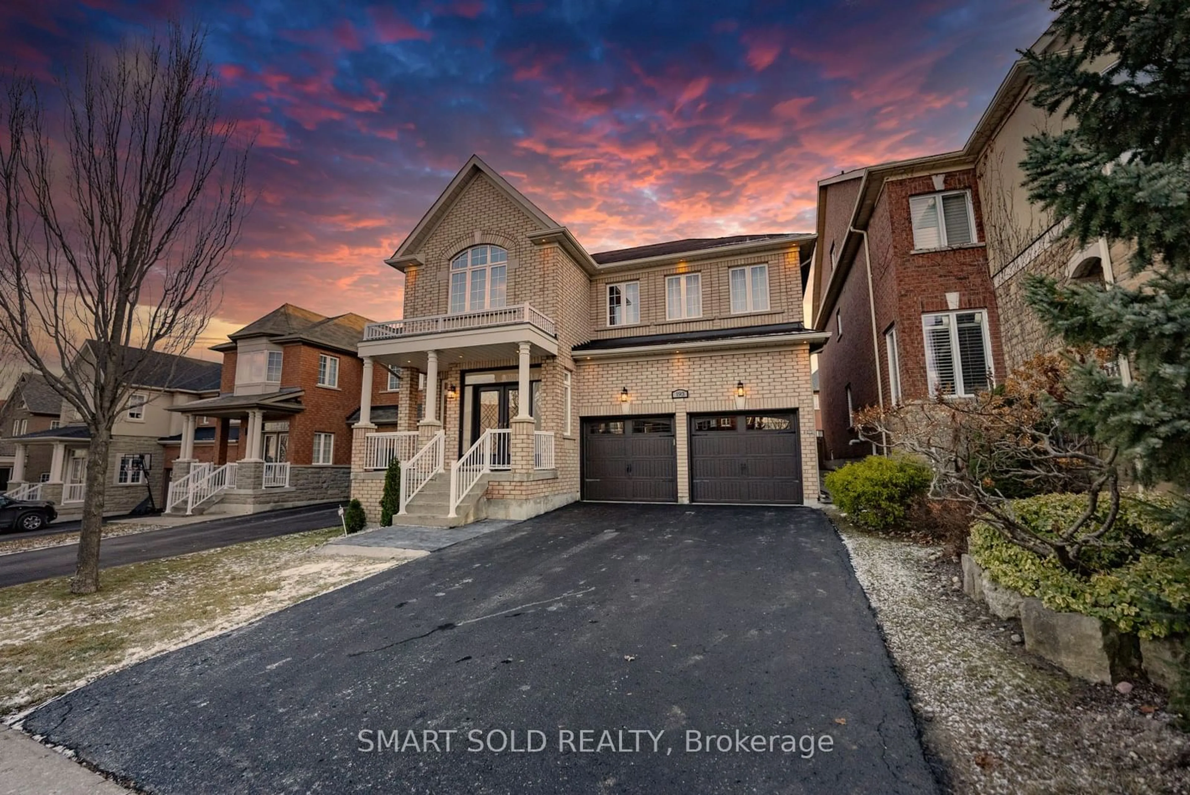 Home with brick exterior material, street for 193 Autumn Hill Blvd, Vaughan Ontario L4J 8Y6